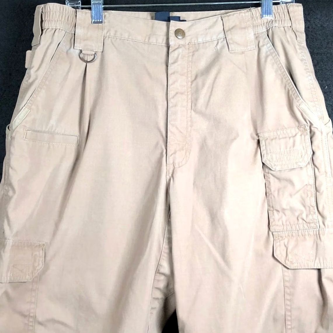 Vintage 5.11 Tactical Mens Pants Tan Utility Pockets Workwear Straight Leg 34x32 Size US 34 / EU 50 - 2 Thumbnail