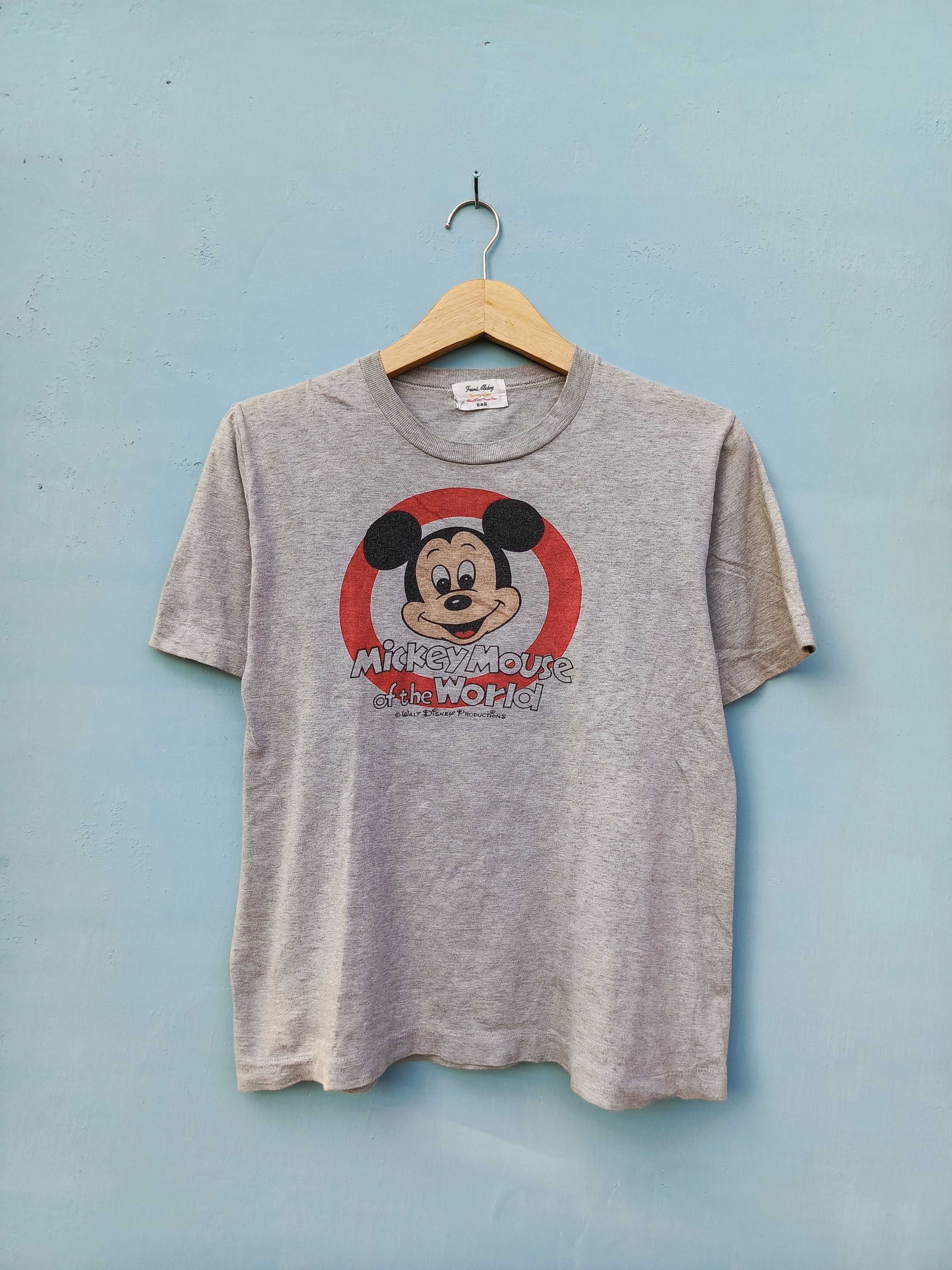 Mickey Mouse Vintage Mickey mouse of the world tshirt Size US S / EU 44-46 / 1 - 1 Thumbnail
