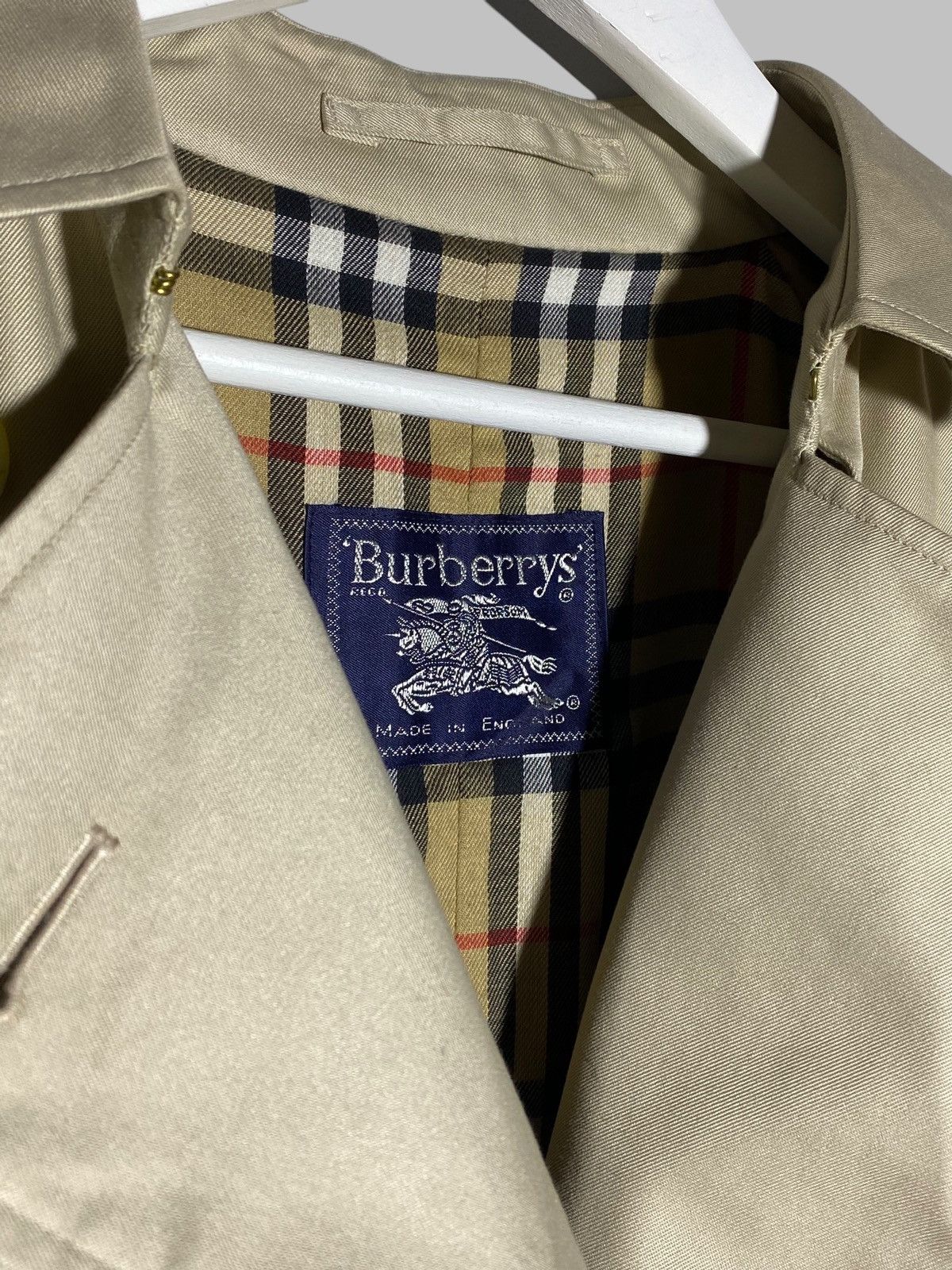 Burberry × Burberry Prorsum Burberrys Double Breasted Nova Check Trench Coat Size US L / EU 52-54 / 3 - 11 Thumbnail