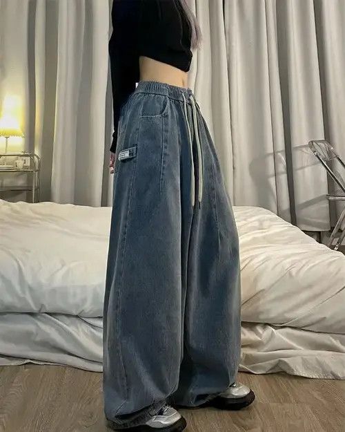 Japanese Brand × Vintage Spring Women Vintage Baggy Jeans Size 32" / US 10 / IT 46 - 4 Thumbnail