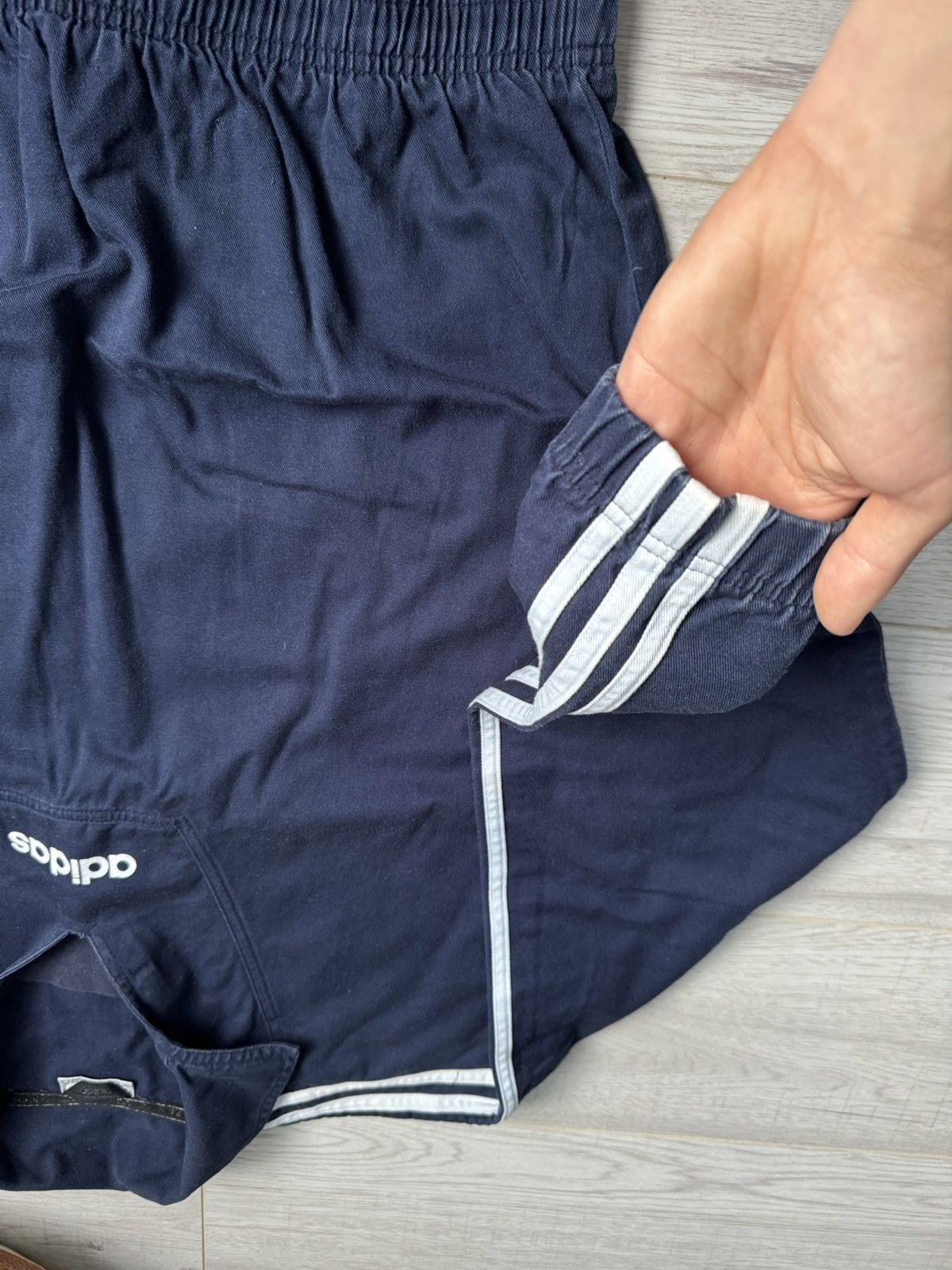 Adidas × Vintage Vintage Adidas logo Track Jacket cotton sweatshirt 90’s Size US S / EU 44-46 / 1 - 3 Thumbnail