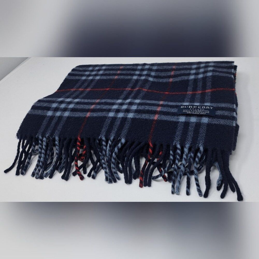 Burberry Burberry Vintage Scarf Nova Check 100% Cashmere Wool Scotla Size ONE SIZE - 5 Thumbnail