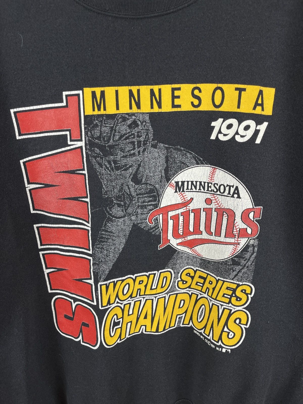 Tultex × Vintage Tultex vintage Minnesota Twins 1991 Champions sweatshirt Size US XL / EU 56 / 4 - 5 Thumbnail