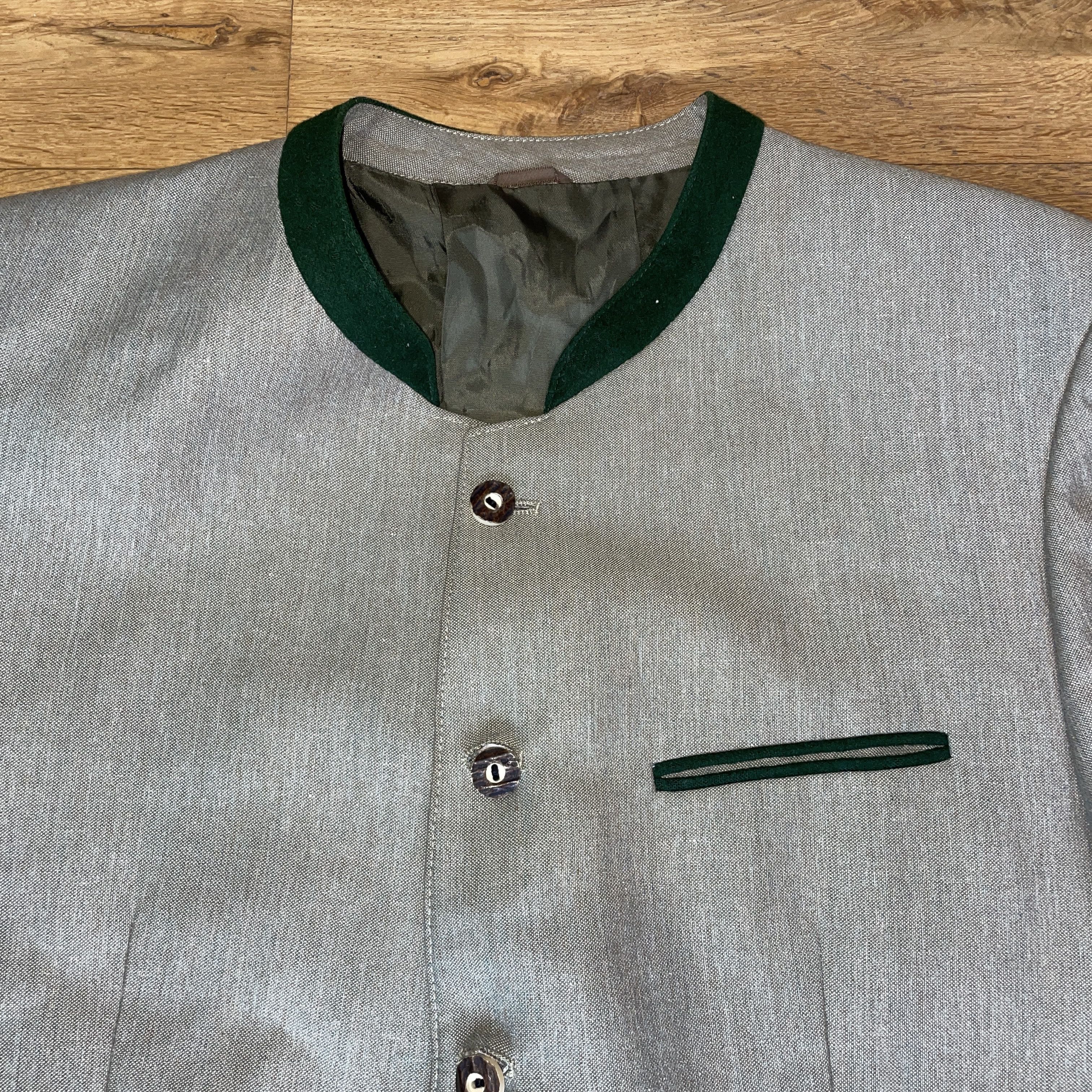 Vintage Trachten Men's Bavarian Vintage Hunting Jacket Size Xl Size 54R - 4 Thumbnail