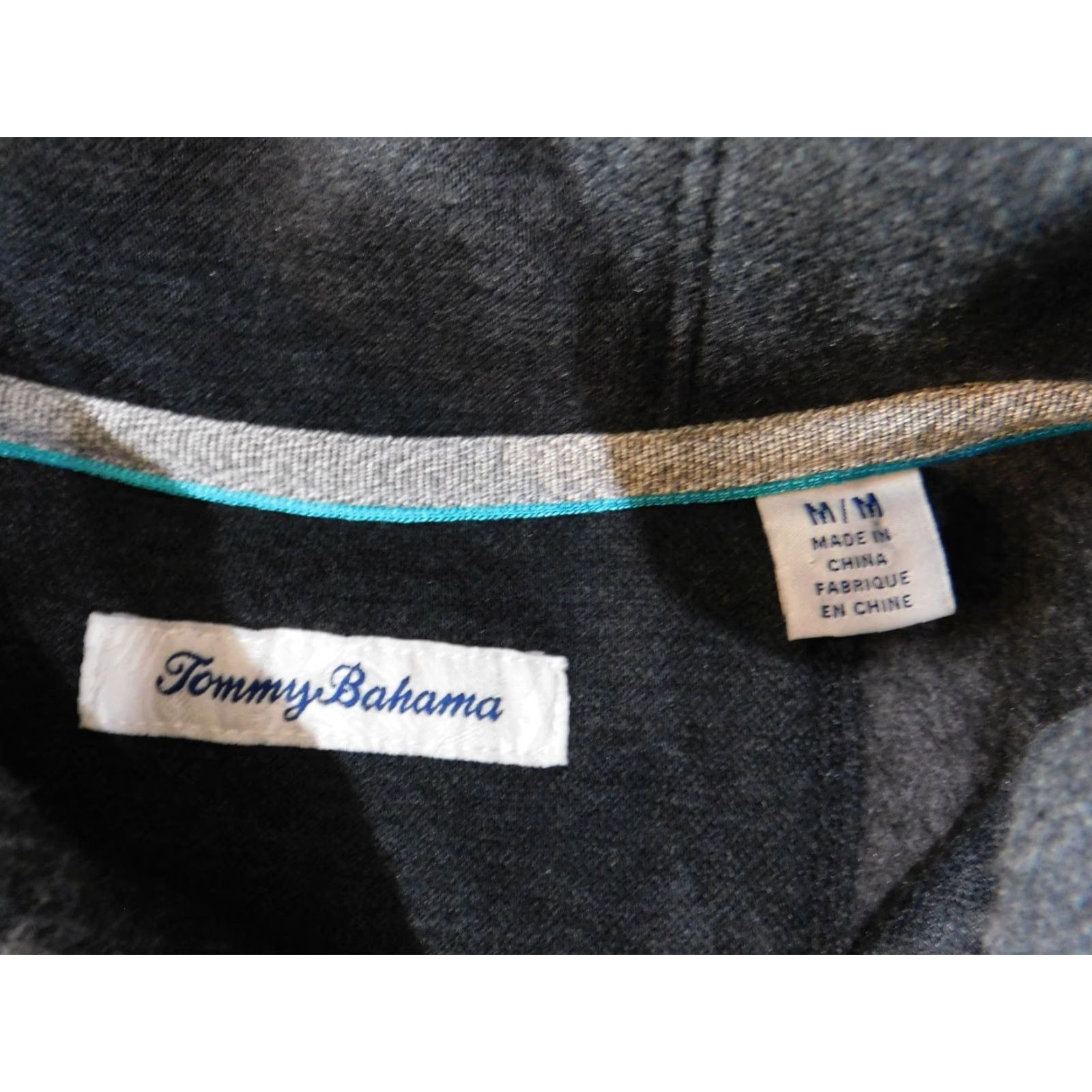Tommy Bahama Tommy Bahama Mens Sweater Pullover Crew Neck Gray Logo Knit Cable-Knit M Regular Fall Size US M / EU 48-50 / 2 - 5 Thumbnail