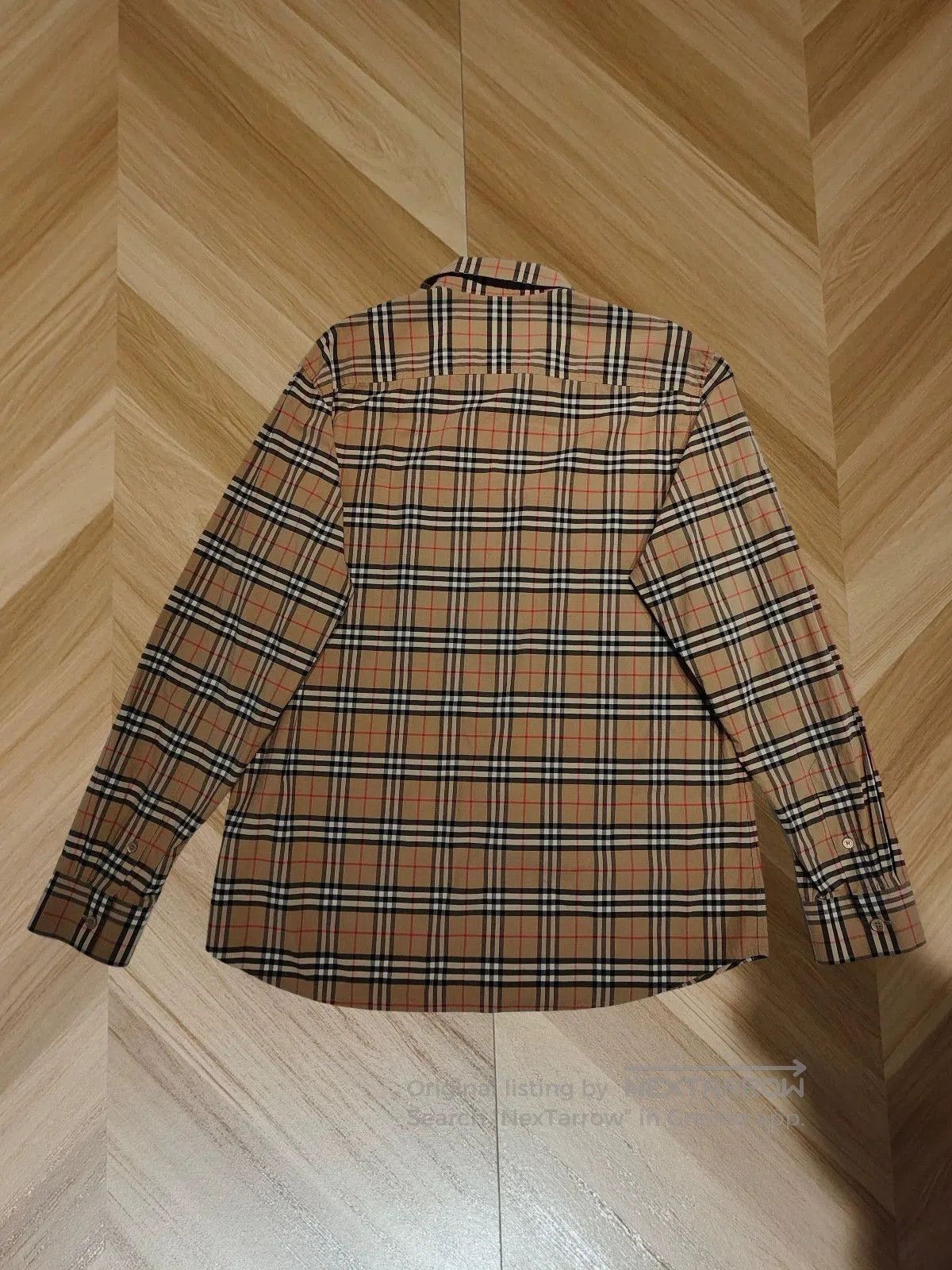 burberry xl plaid shirt in new condition.