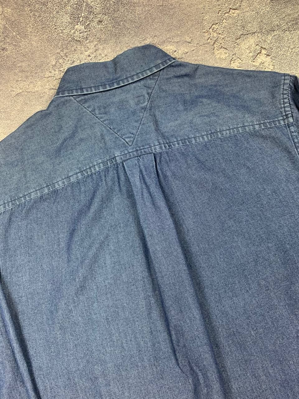 Tommy Hilfiger Tommy Hilfiger Mens Blue Denim Cotton Button Down Shirt Size US S / EU 44-46 / 1 - 15 Thumbnail
