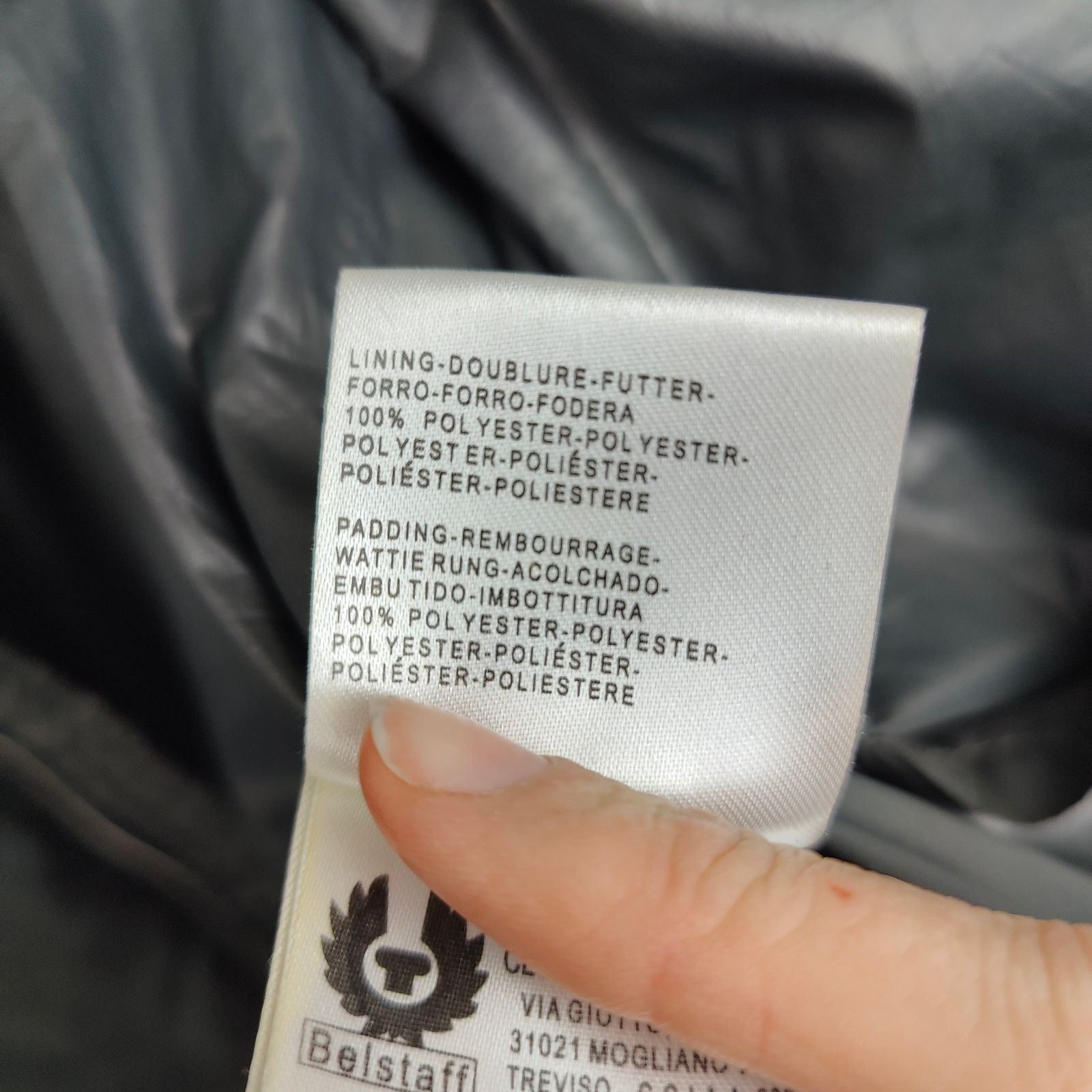 Belstaff Belstaff Puffer Jacket XL Soft Black Full Zip Moto Pockets Size US XL / EU 56 / 4 - 12 Thumbnail