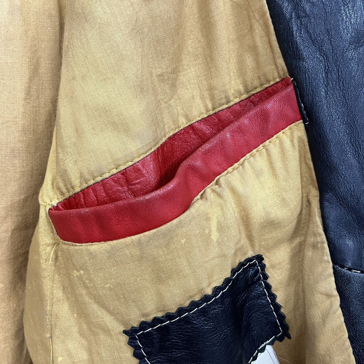 Genuine Leather × Vintage Vintage 8 Ball 🎱 Ong Ovine Leather Bomber Jacket Size US L / EU 52-54 / 3 - 22 Thumbnail