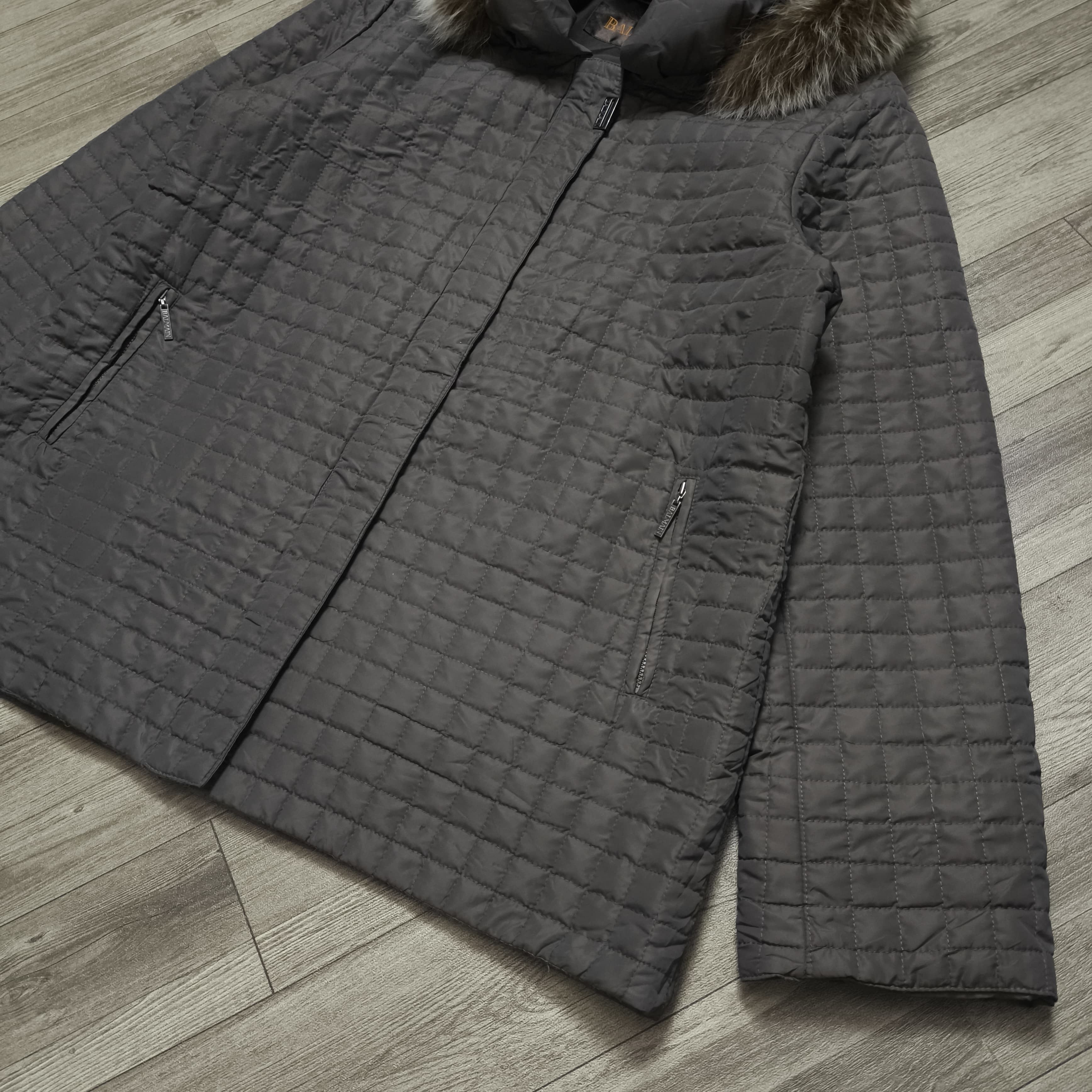 Saint Laurent Paris Balmain Paris Detachable Racoon Fur Jacket Size US L / EU 52-54 / 3 - 9 Thumbnail
