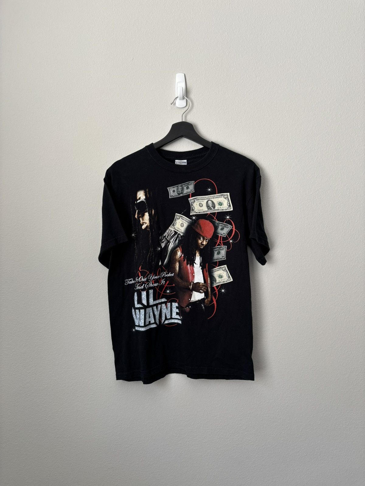 Vintage vintage y2k lil Wayne rap tour graphic t shirt Size US S / EU 44-46 / 1 - 1 Thumbnail