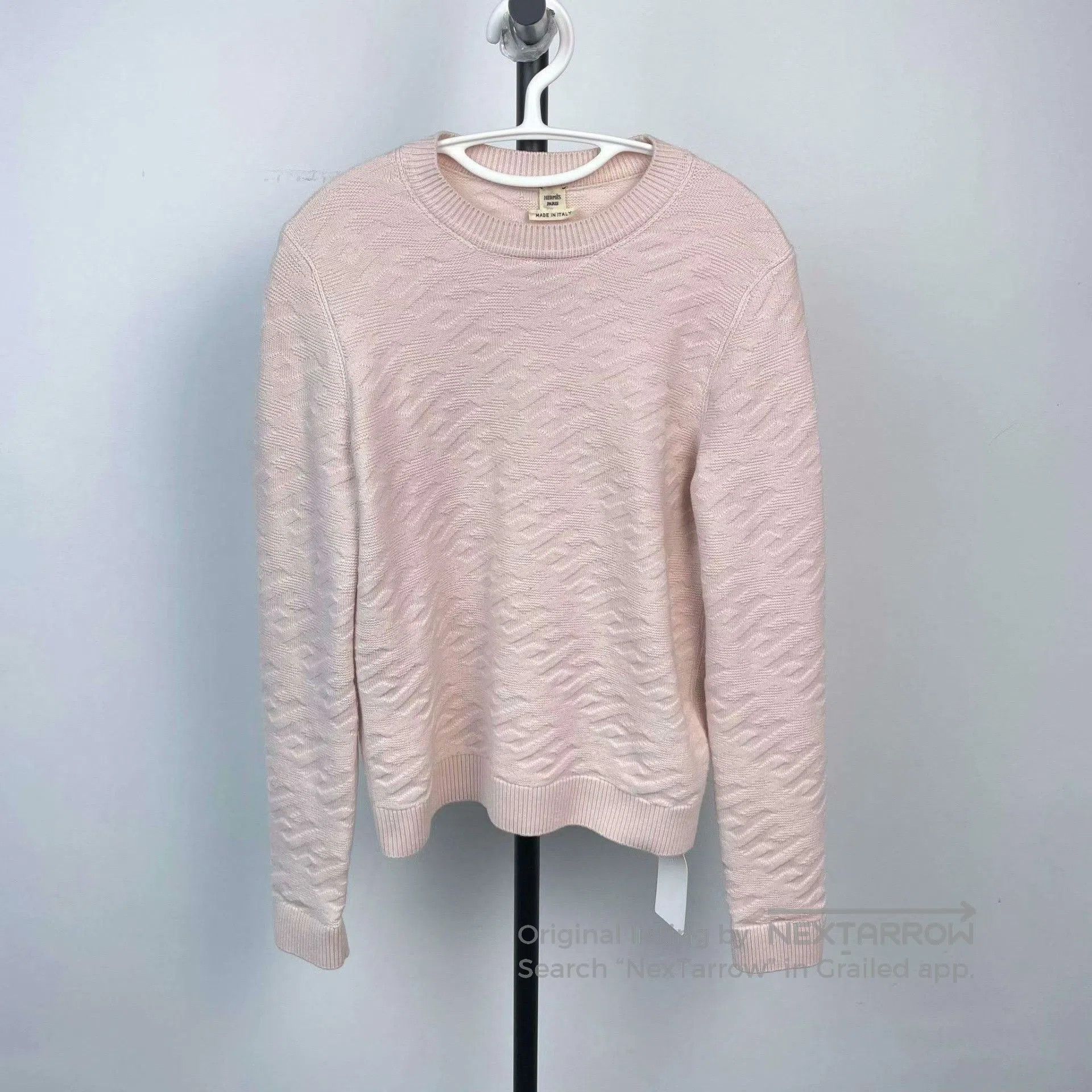 Hermes Hermès Pink Knit Sweater Size 38. Size S / US 4 / IT 40 - 1 Thumbnail
