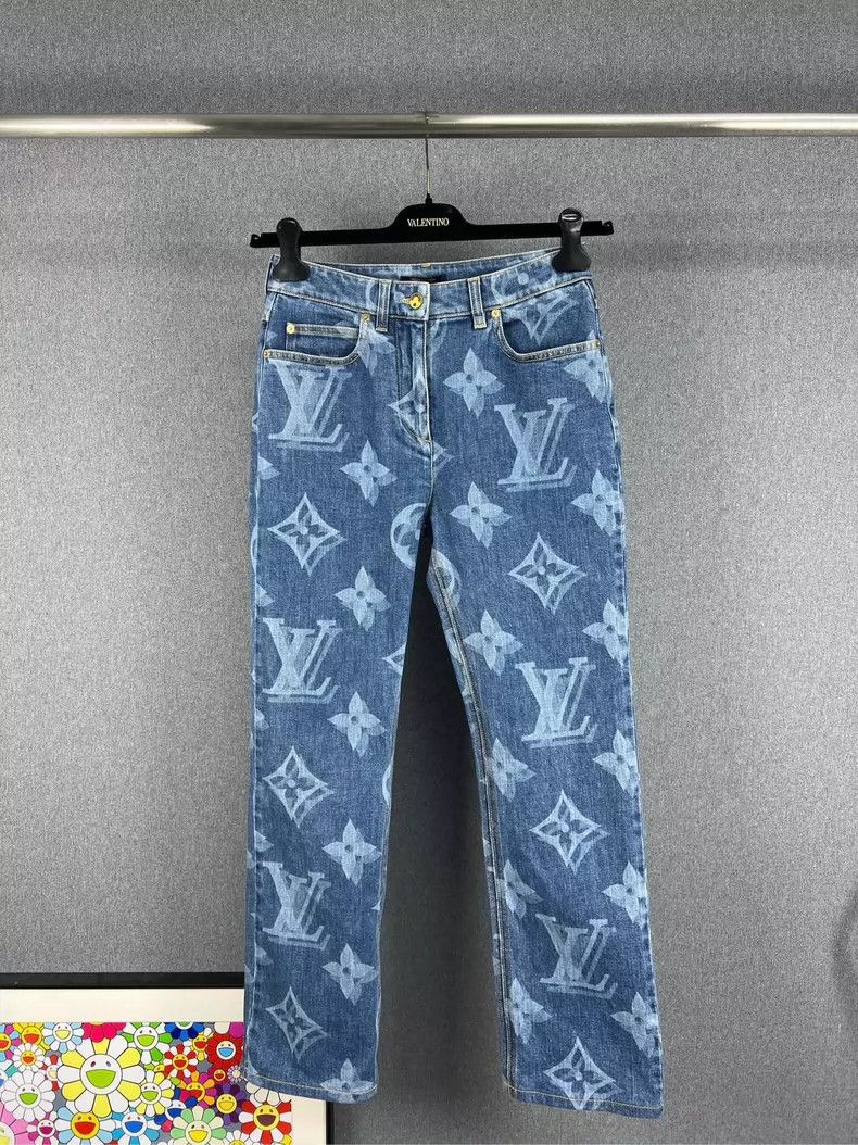 Louis Vuitton Louis Vuitton Presbyopia full LOGO jeans Size US 36 / EU 52 - 1 Thumbnail