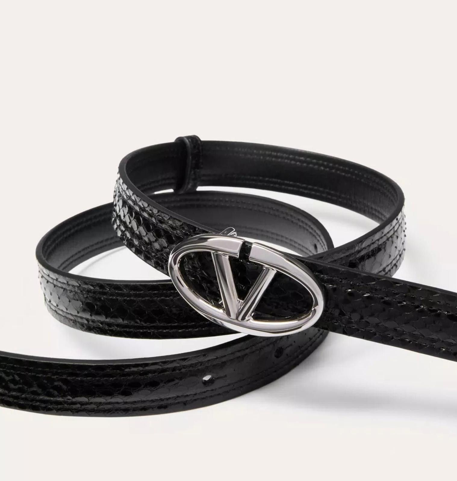 Valentino Valentino Vlogo The Bold Edition Belt 20 Mm Size 95 Size ONE SIZE - 2 Thumbnail