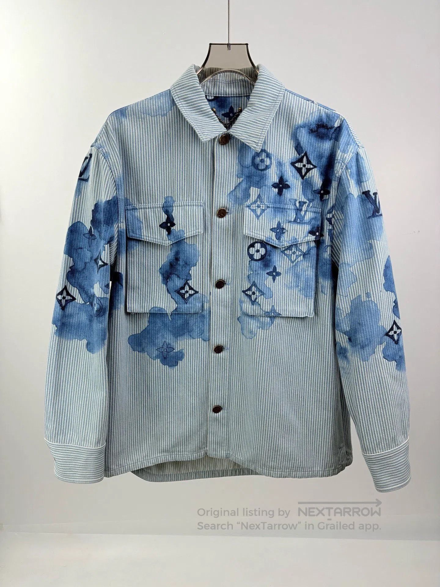 Louis Vuitton Louis Vuitton Ink Rendering Denim Shirt Jacket. Size US M / EU 48-50 / 2 - 1 Thumbnail