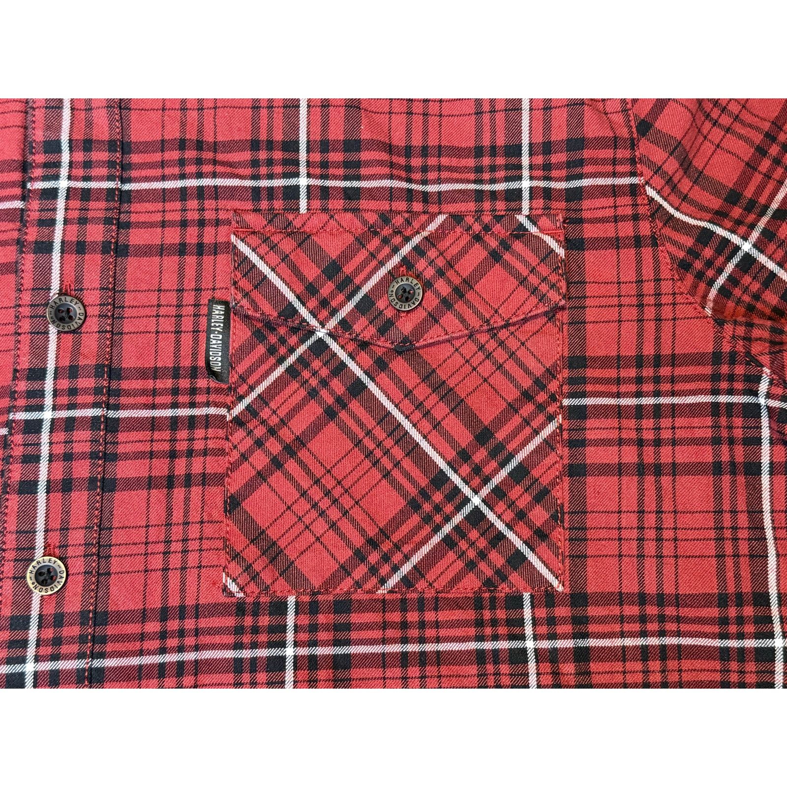Harley Davidson Harley Davidson Button Up Flannel Shirt Large Size US L / EU 52-54 / 3 - 4 Thumbnail