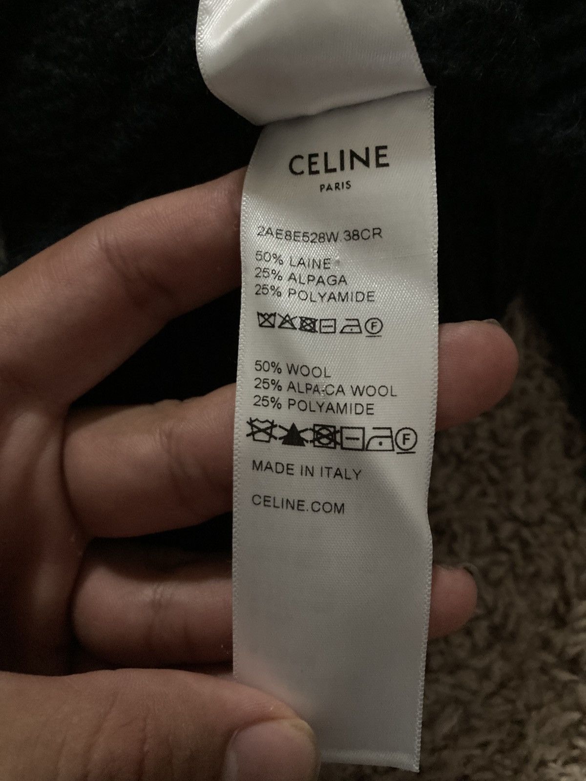 Celine New AW23 Celine Dash Snow Cardigan Hedi Slimane 2023 Artist Size US S / EU 44-46 / 1 - 8 Thumbnail