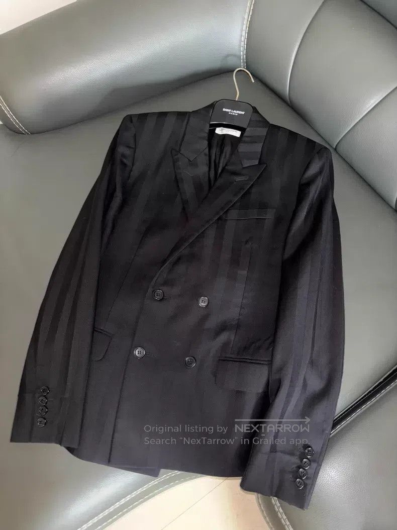 Saint Laurent Paris Saint Laurent Paris Double-Breasted Suit Size US S / EU 44-46 / 1 - 1 Thumbnail