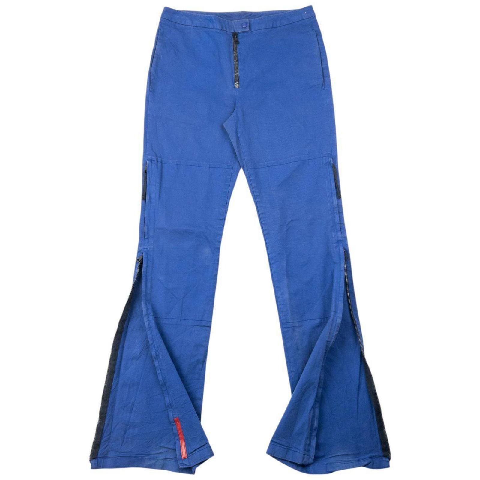 Prada Vintage 2000s Prada Sport Zip Cuff Trousers Size W28 Size US 28 / EU 44 - 2 Thumbnail