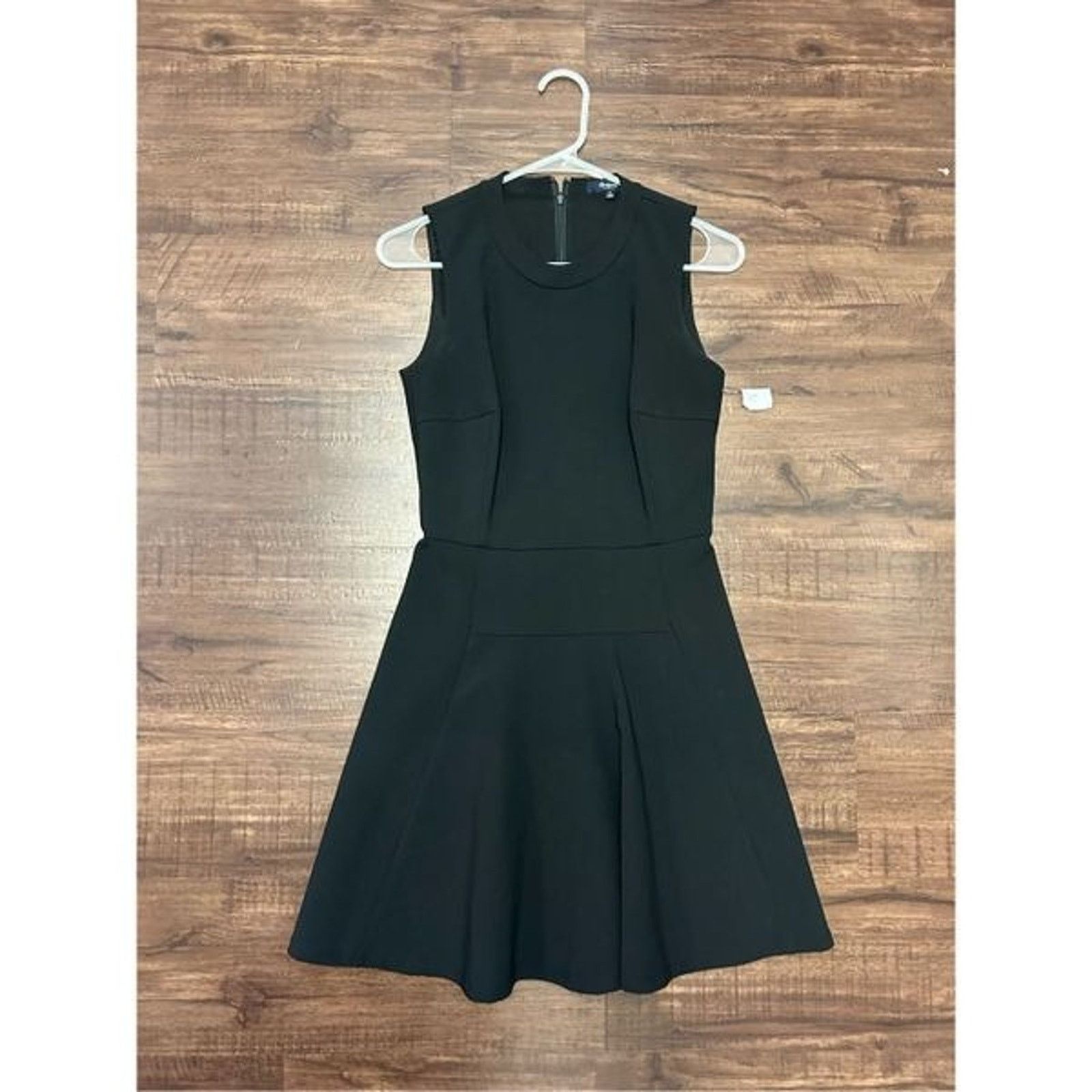 Madewell MADEWELL Anywhere Fit & Flare Black Dress, Sz 0, MSRP $148 Size XS / US 0-2 / IT 36-38 - 1 Thumbnail