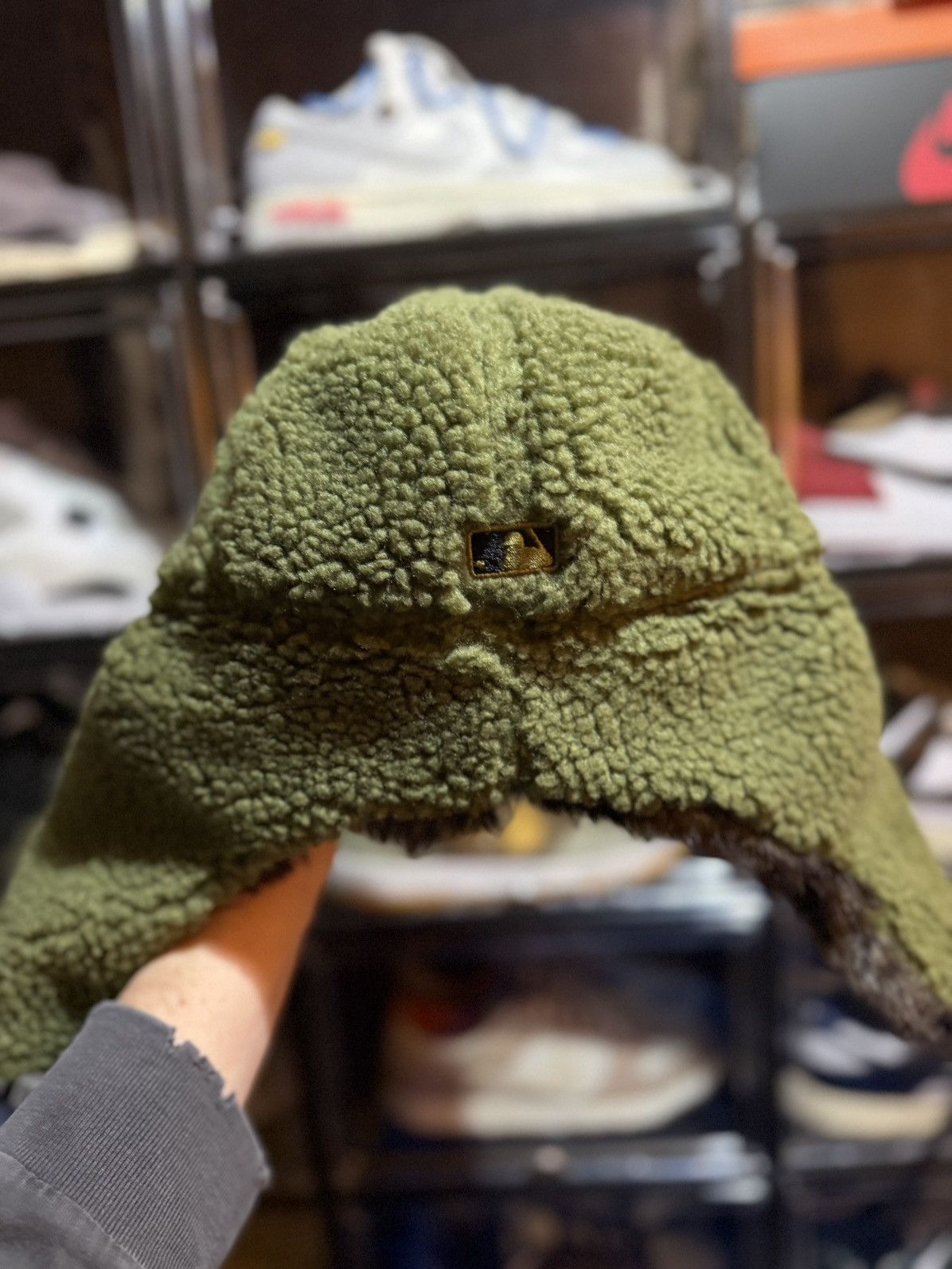 MyFitteds 7 1/4 MyFitteds Sherpa Dog Ears NY Yankees Pistachio Olive Size ONE SIZE - 4 Thumbnail