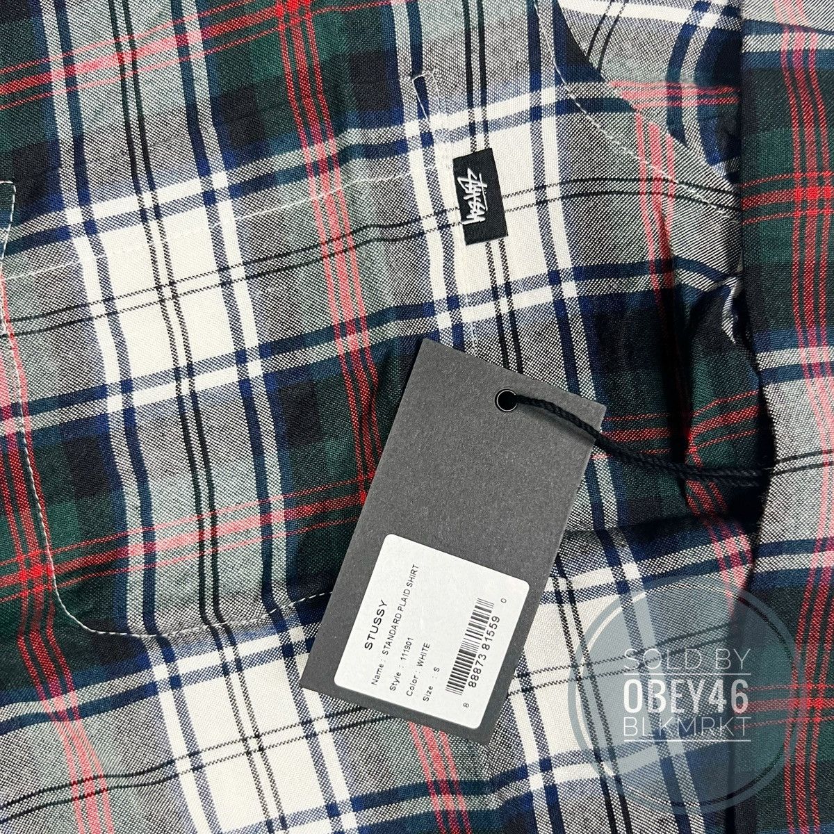 Stussy New Stussy Standard Plaid Flannel Shirt Button Up Size S Size US S / EU 44-46 / 1 - 4 Thumbnail