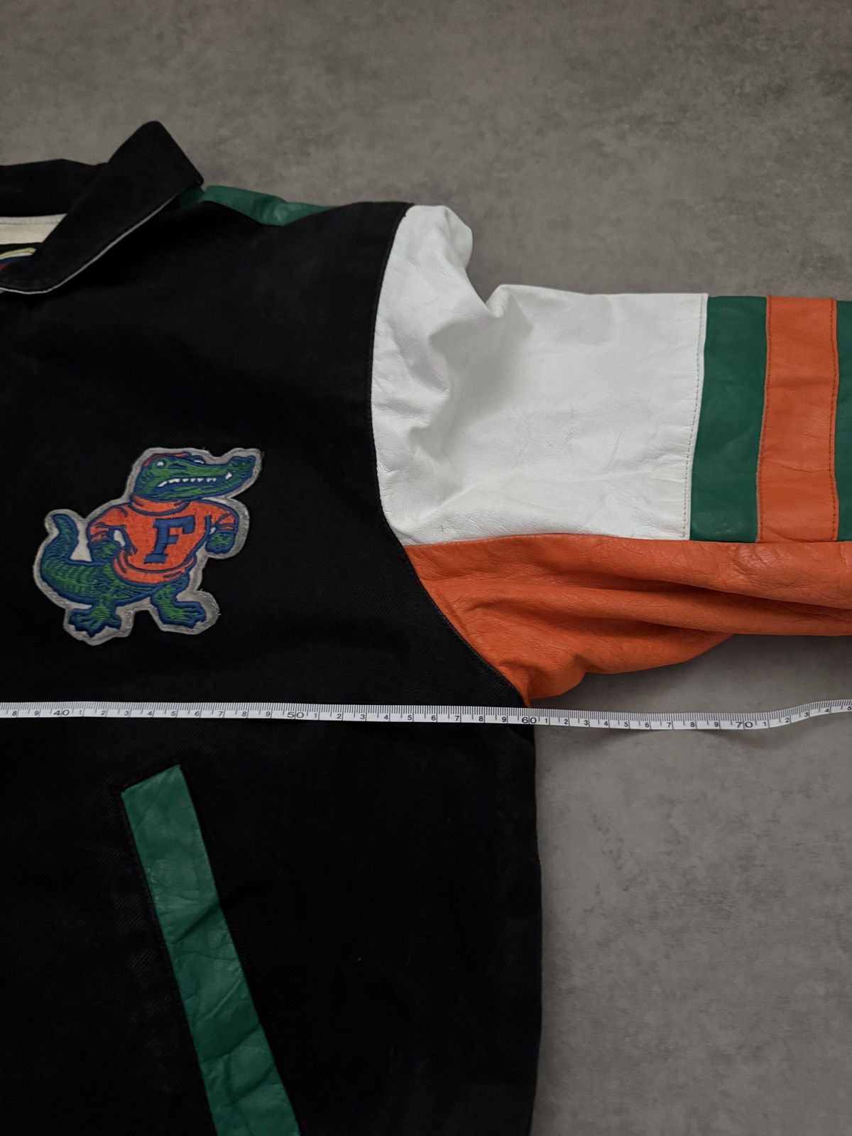 Jeff Hamilton Rare 90s Jeff Hamilton Florida Gators Lether Jacket Medium Size US M / EU 48-50 / 2 - 7 Thumbnail