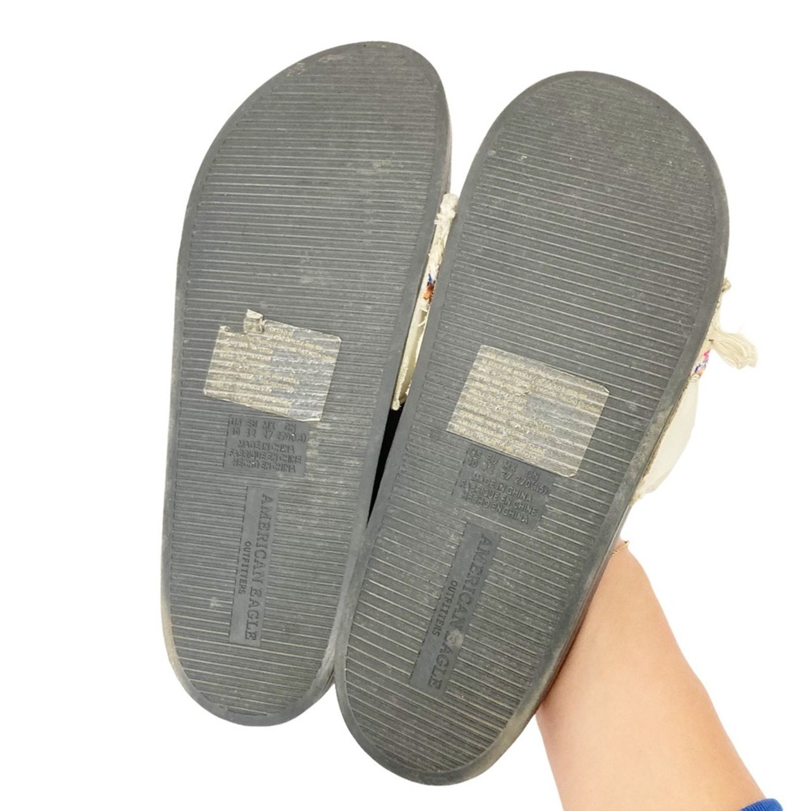 American Eagle Outfitters American Eagle Boho Pom Pom Fringe Slides Sz 10 Size US 10 / IT 40 - 5 Thumbnail
