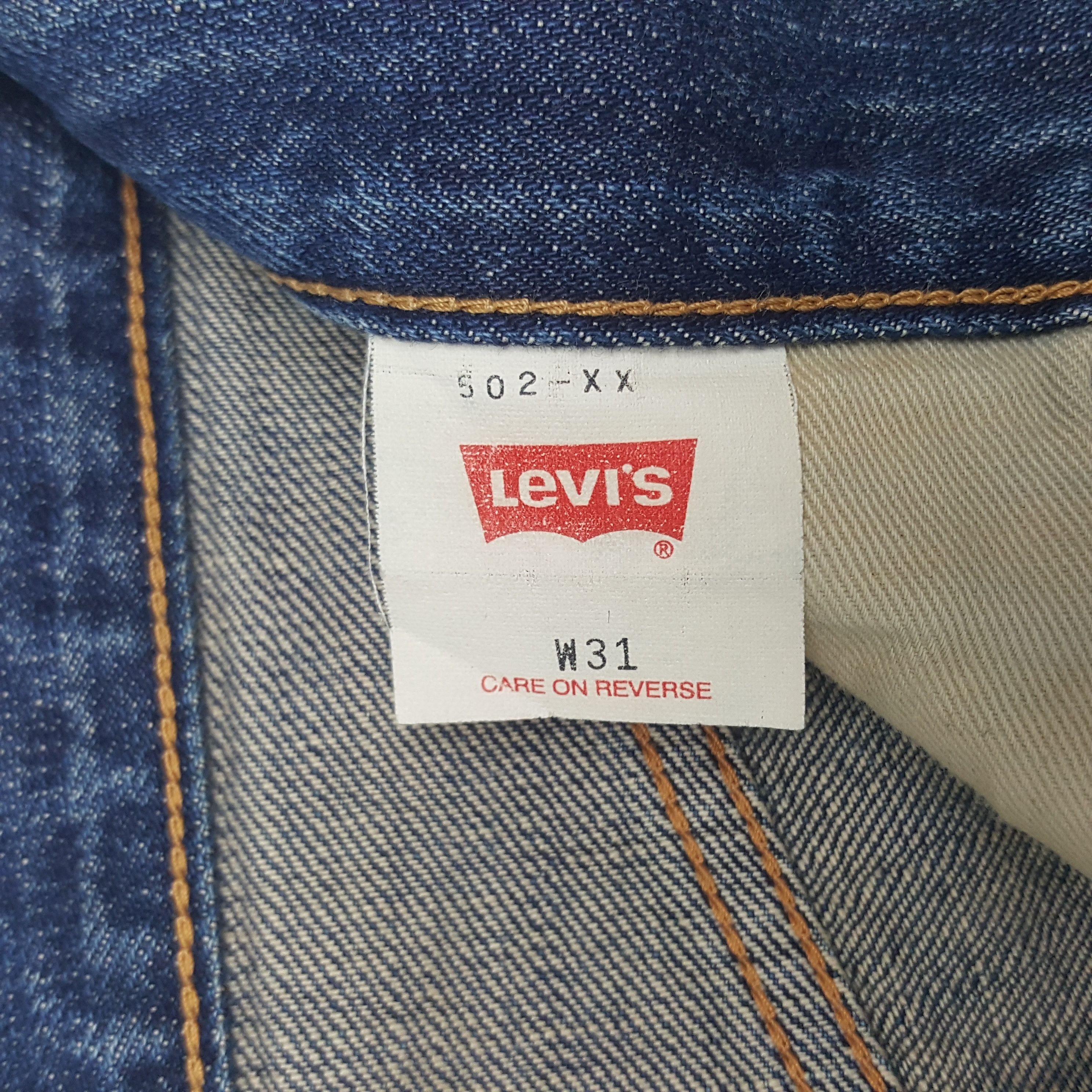 Levi's × Vintage Vintage Levi's 502 XX Selvedge Denim Jeans Size US 28 / EU 44 - 15 Thumbnail