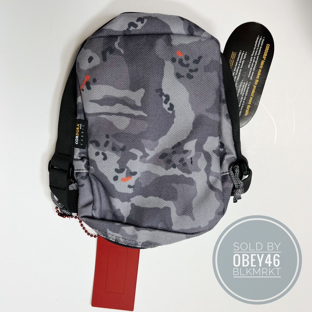 CLOT CLOT APPAREL CAMO CORDURA SHOULDER BAG Size ONE SIZE - 4 Thumbnail