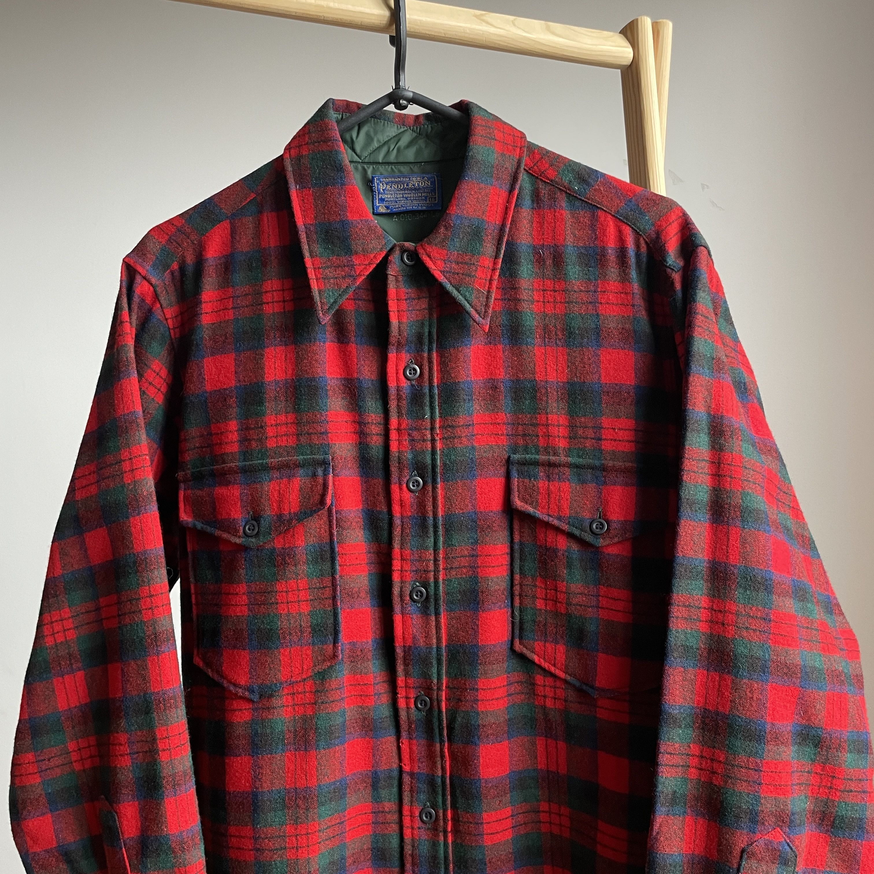 Pendleton Pendleton USA Vintage 70's 80's Macduff Tartan Wool Shirt Size US L / EU 52-54 / 3 - 3 Thumbnail