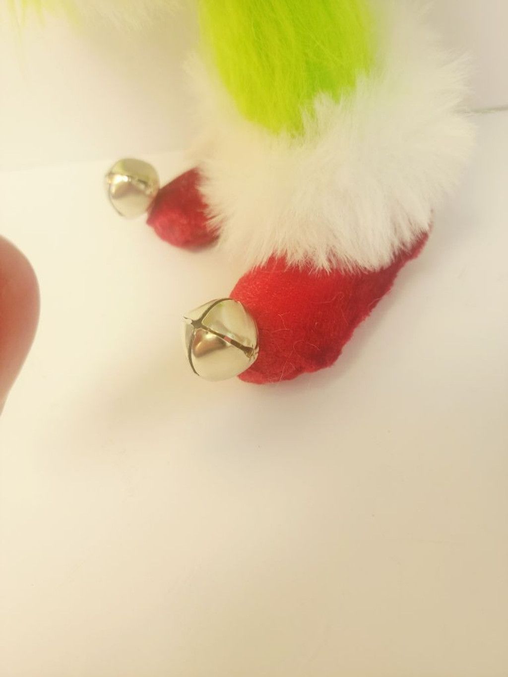 Handmade Handmade Grinch Santa Gnome, 18.5" Holiday Decor, Luxury Size ONE SIZE - 7 Thumbnail