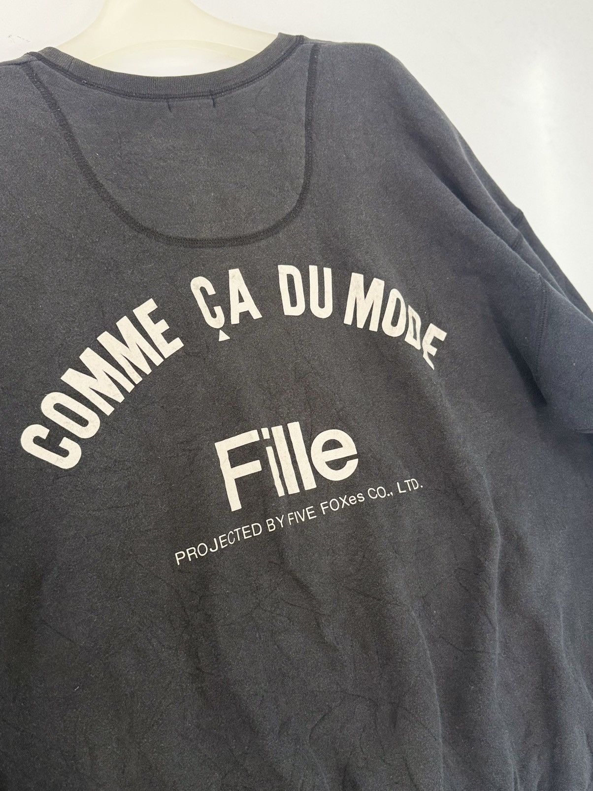 Comme Ca Ism 🔥 Comme Ca Du Mode Japan Faded Baggy Roundneck Sweatshirt -M Size US M / EU 48-50 / 2 - 8 Thumbnail