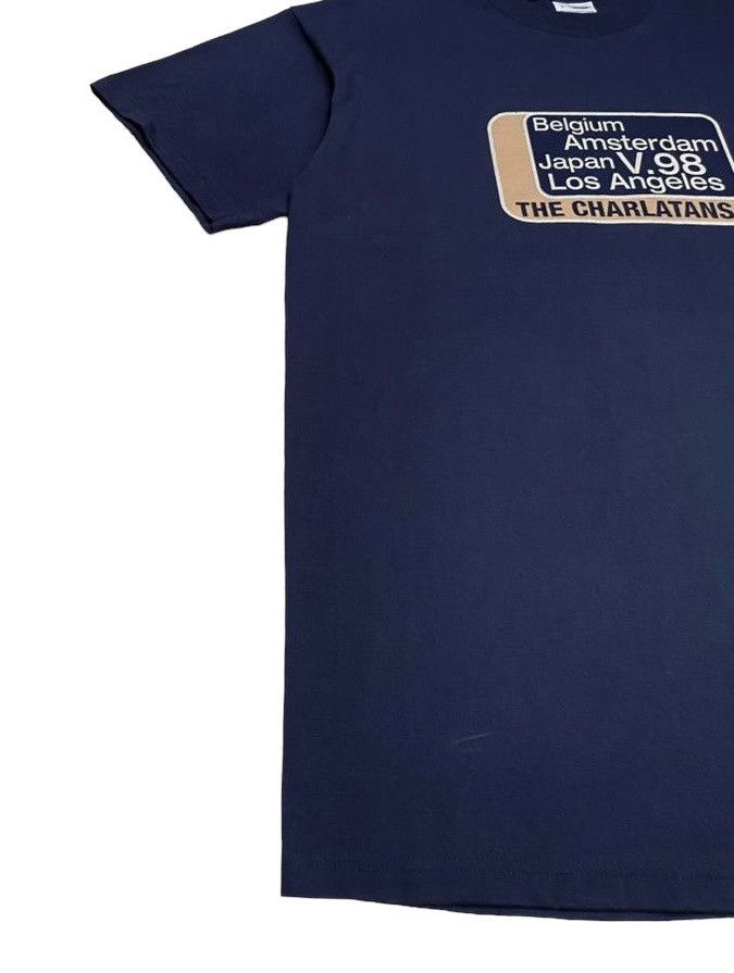 Band Tees × Vintage Rare Design Vintage Rock Band The Charlatans T-shirt 1990s Size US L / EU 52-54 / 3 - 4 Thumbnail