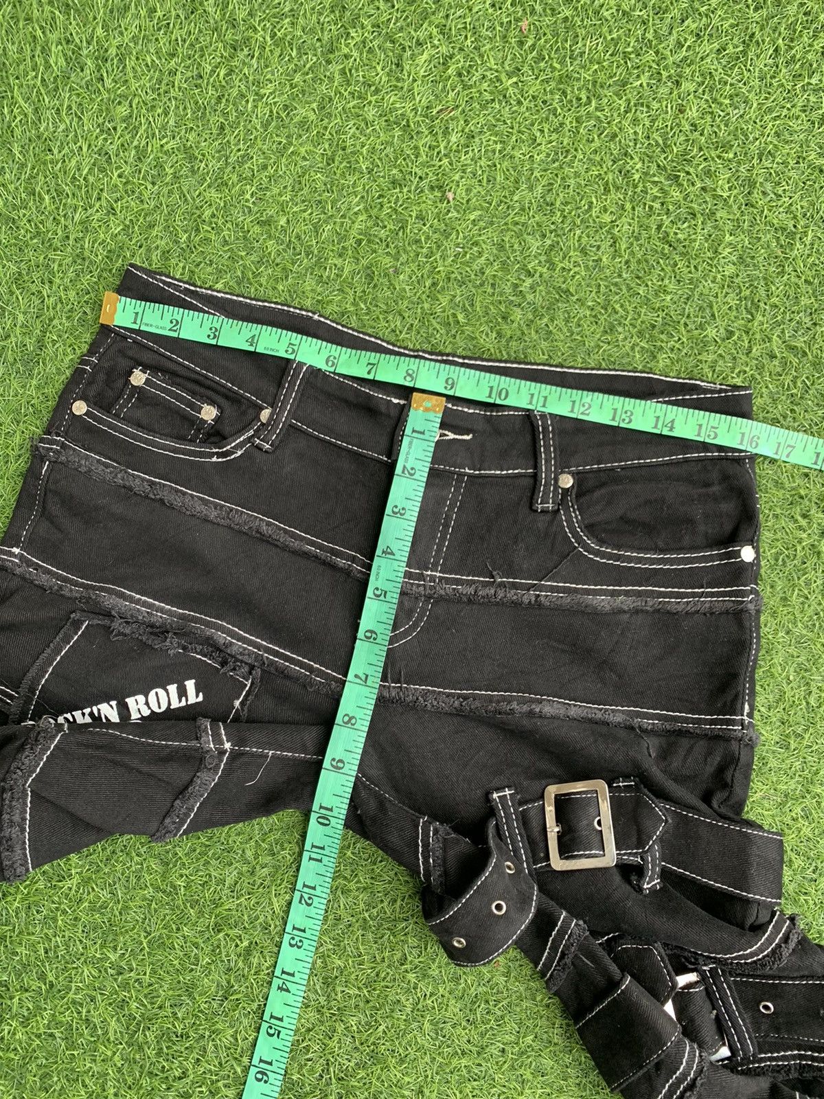 If Six Was Nine ⚡️🔥Japanese Brand Hide ROCK Hagi Design Size US 31 - 19 Thumbnail