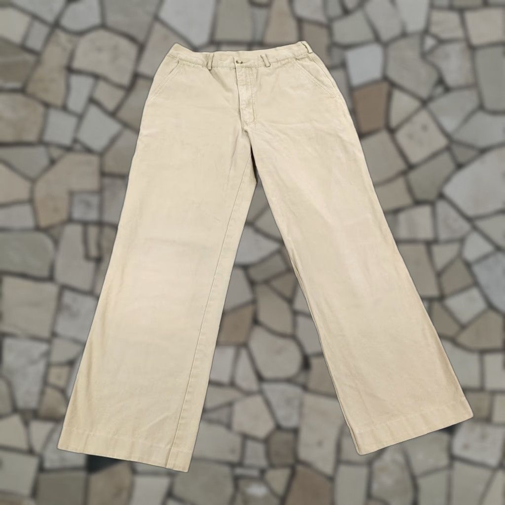 Patagonia Vintage Patagonia Pants Mens 31 Khaki Beige Straight Chino Organic Canvas 90s Size US 31 - 1 Thumbnail