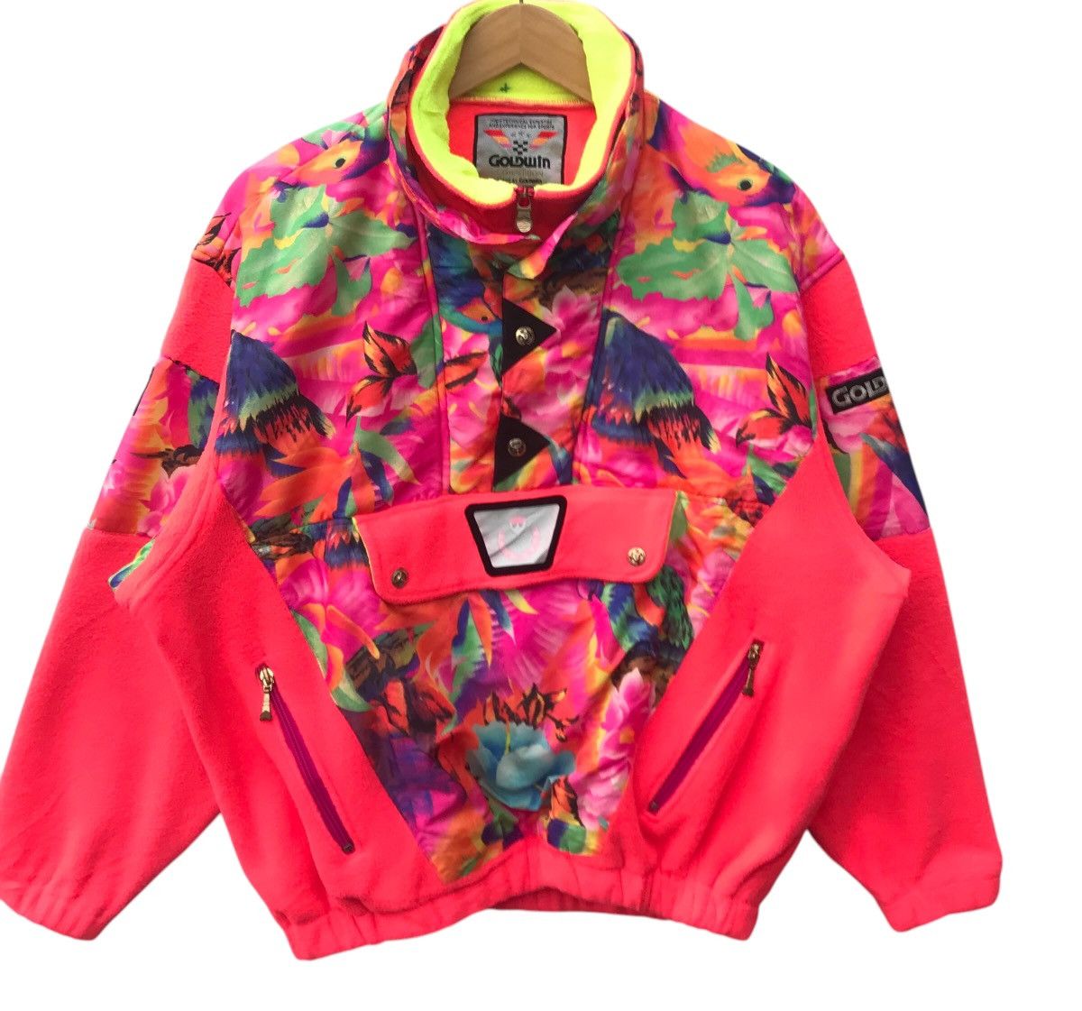 Goldwin Goldwin Competition Overprinted Multicolour Fleece Ski Size US L / EU 52-54 / 3 - 3 Thumbnail