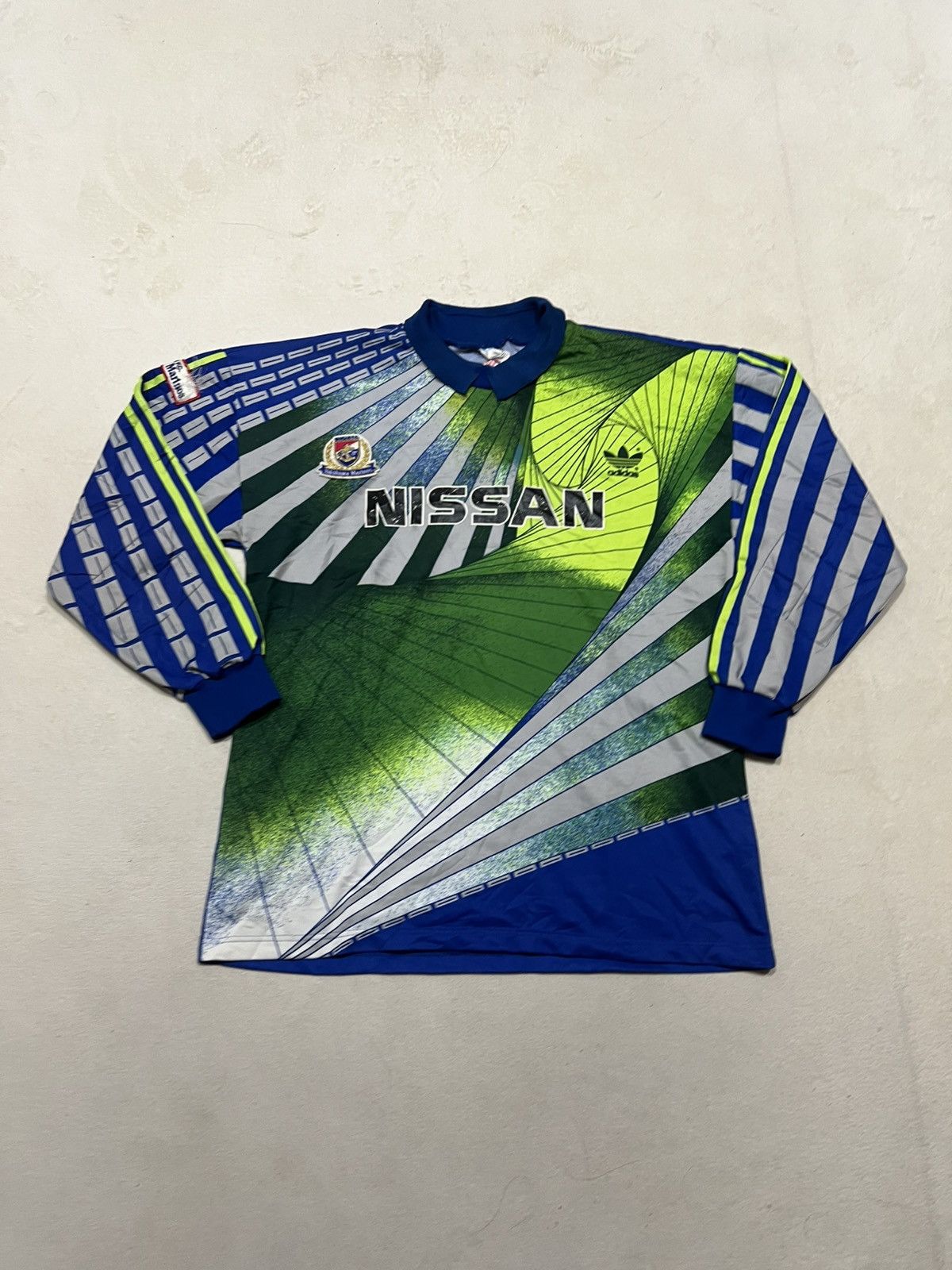 Adidas Yokohama Marinos 1992 Adidas Goalkeeper Jersey Size US L / EU 52-54 / 3 - 1 Thumbnail