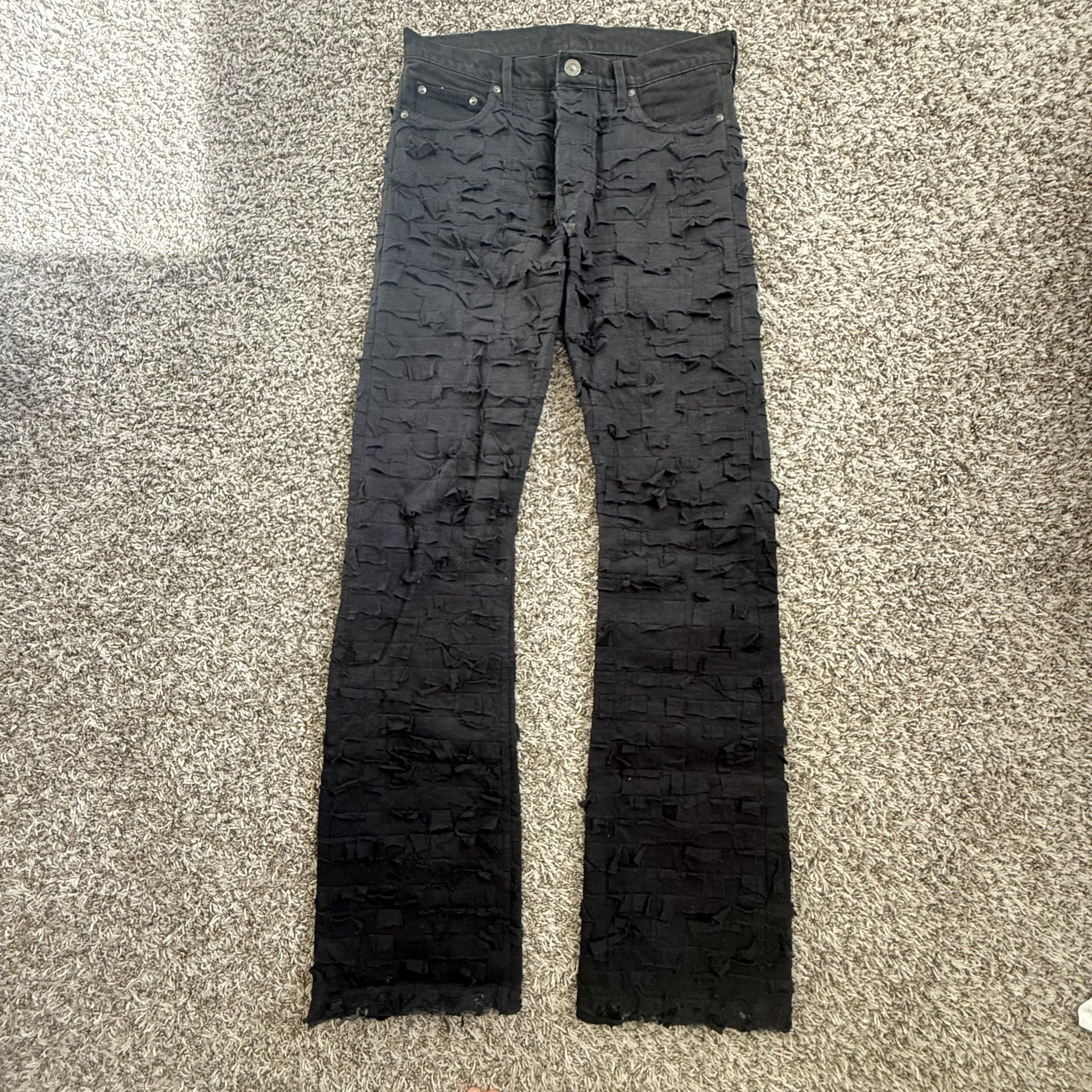 Paradoxe Paris DARK FLAYED SAIL JEANS Size US 32 / EU 48 - 3 Thumbnail
