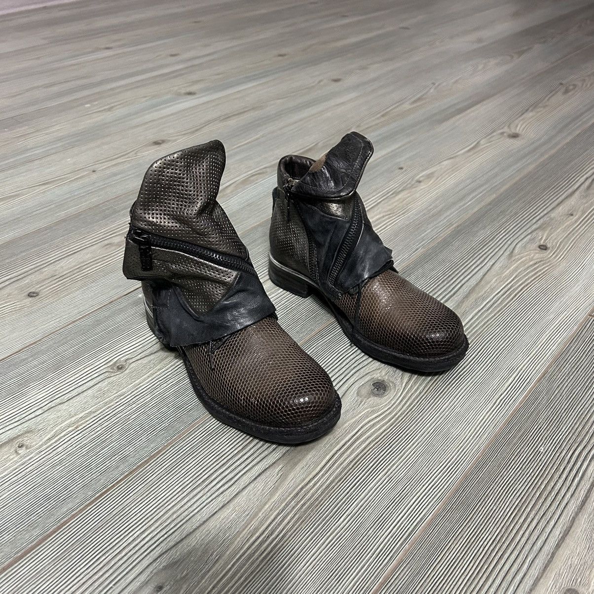 A.S.98 AS 98 Airstep Boho Biker Distressed Rick Owens Style Boots Size US 6 / IT 36 - 5 Thumbnail