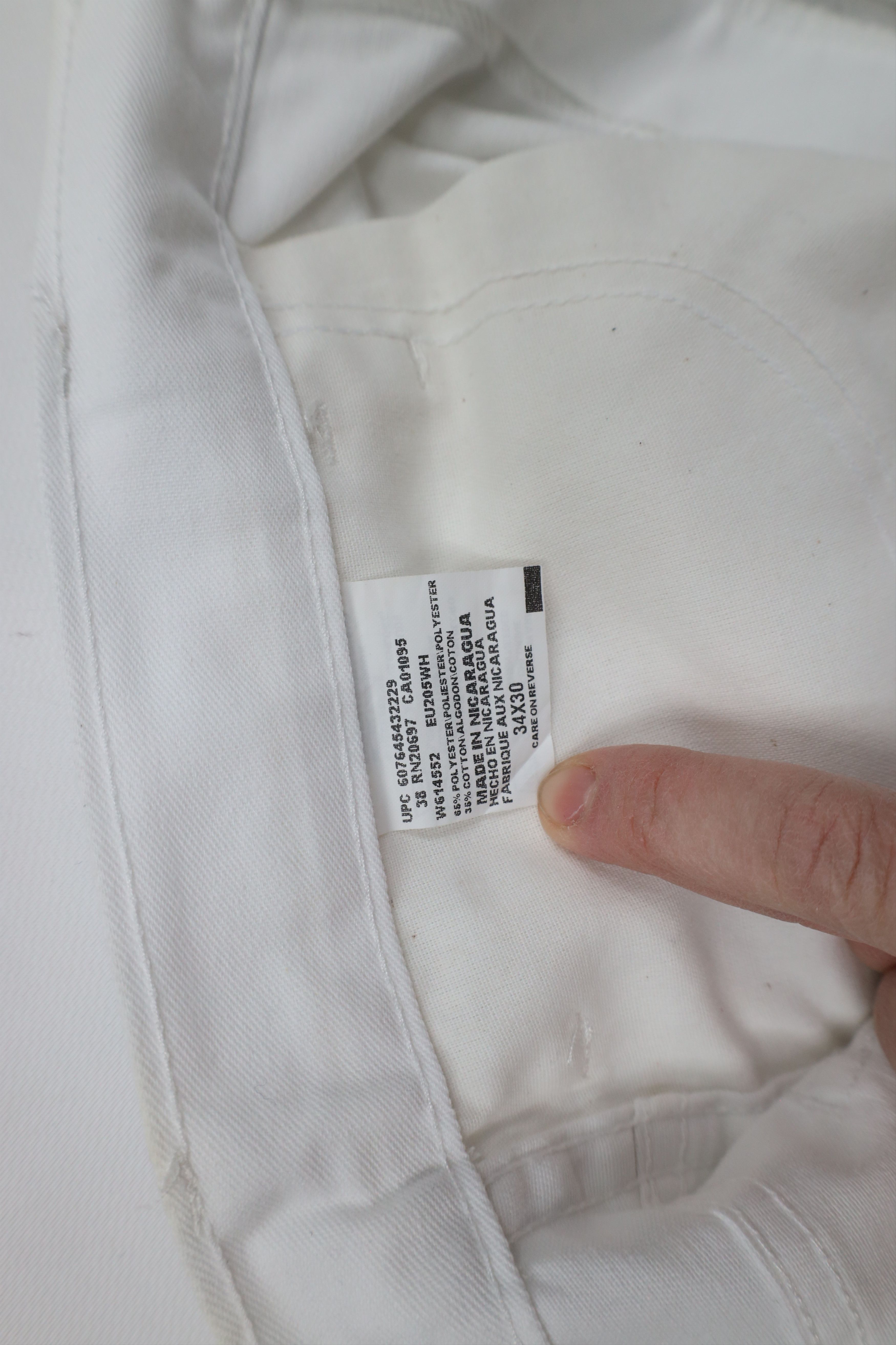 Dickies × Vintage Vintage Dickies Wide Leg Dungaree Painter Pants White Size US 34 / EU 50 - 10 Thumbnail