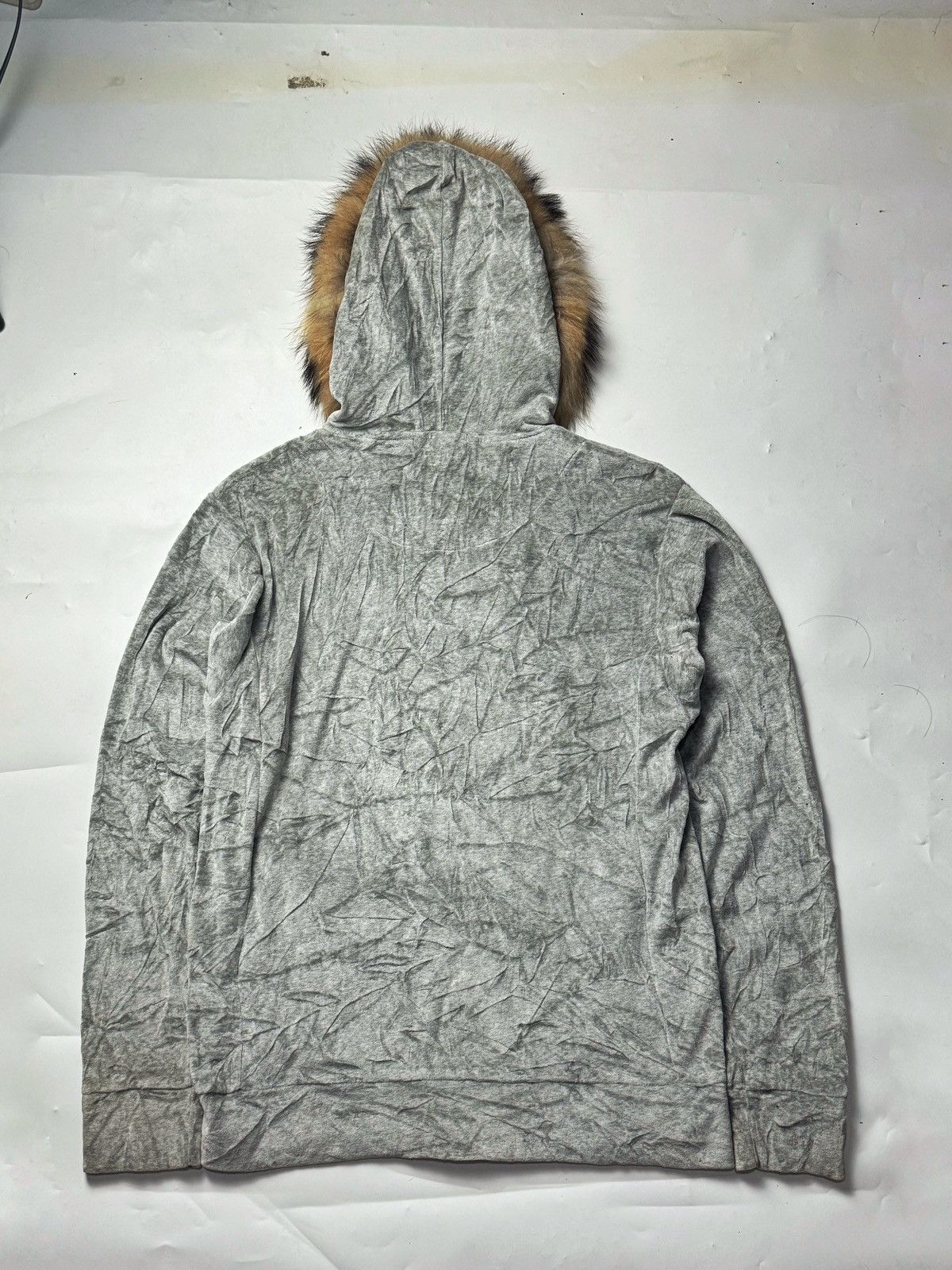 If Six Was Nine × Japanese Brand × Le Grande Bleu (L.G.B.) Velvet Fur Hoodie MFE Grey Lgb Style Size US L / EU 52-54 / 3 - 2 Thumbnail