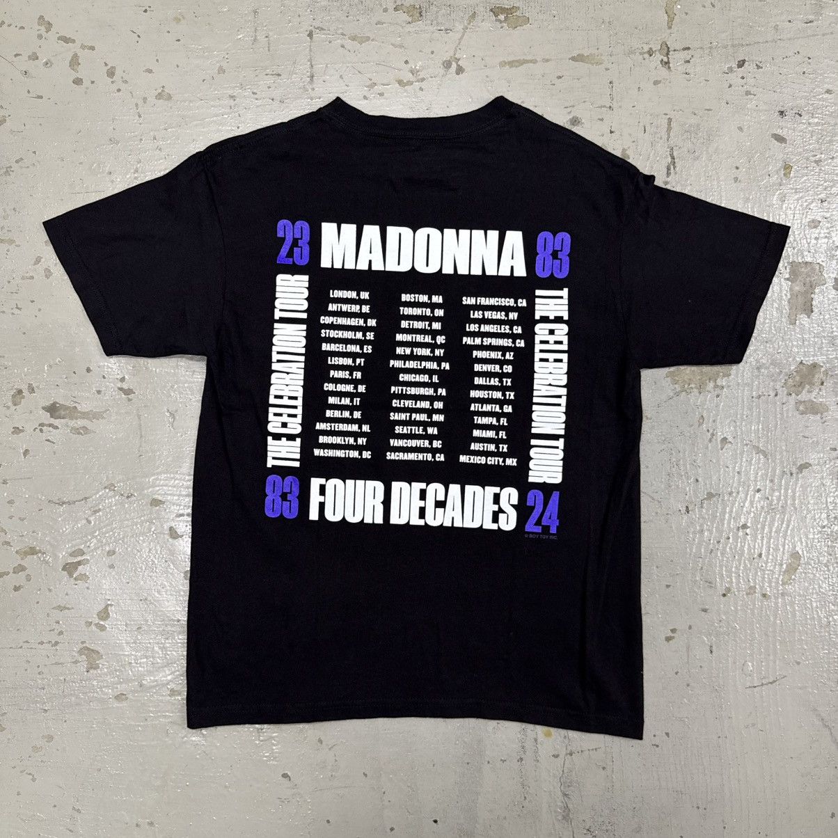 Band Tees Crazy Madonna The Celebration Tour Official Merch Tee Size US M / EU 48-50 / 2 - 2 Thumbnail