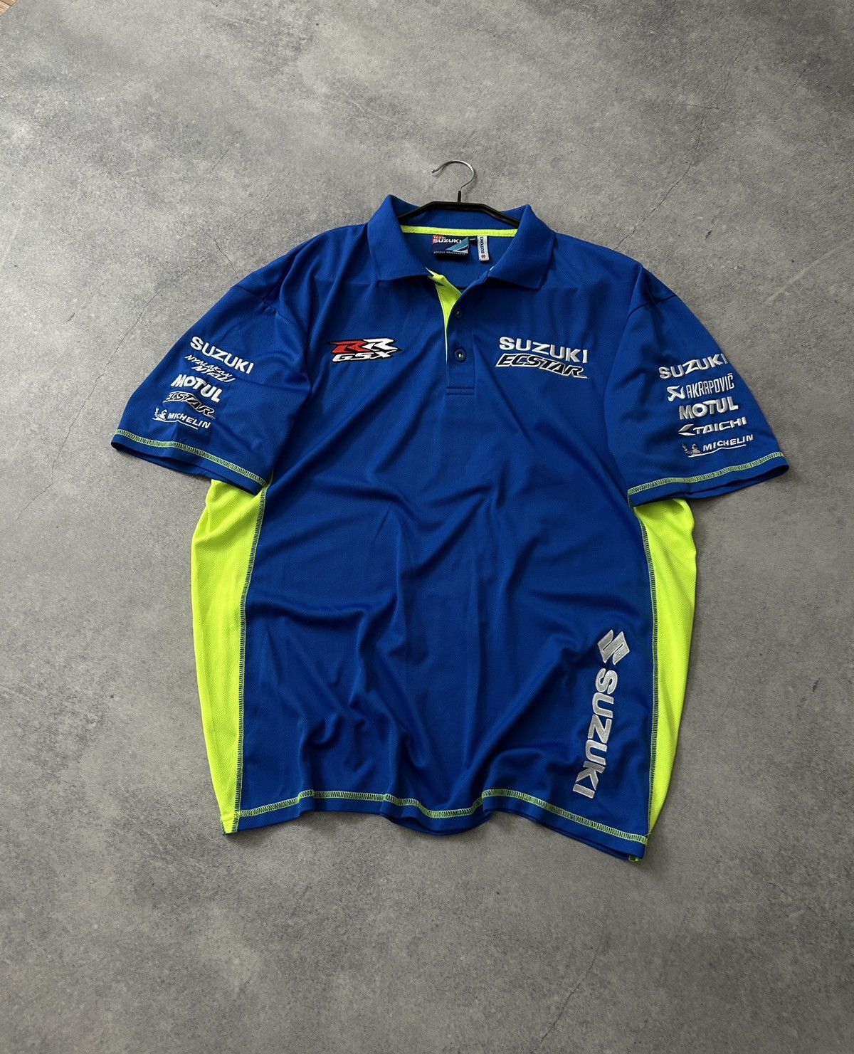 NASCAR Vintage Suzuki RR gsx big logo racing nascar polos Size US XL / EU 56 / 4 - 1 Thumbnail