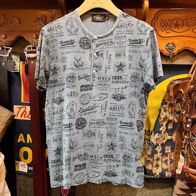 RRL Ralph Lauren Limited edition Henry logo short sleeved