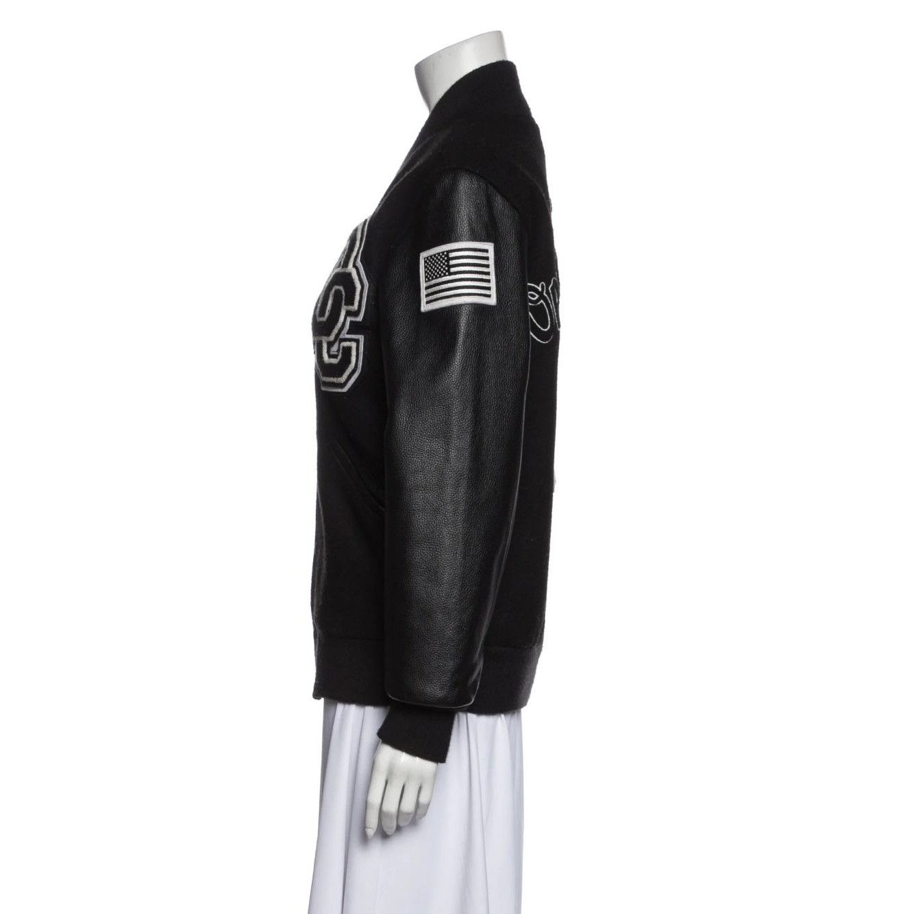 Opening Ceremony OPENING CEREMONY Wool Leather Graphic Print Bomber Jacket S Size XS / US 0-2 / IT 36-38 - 2 Thumbnail