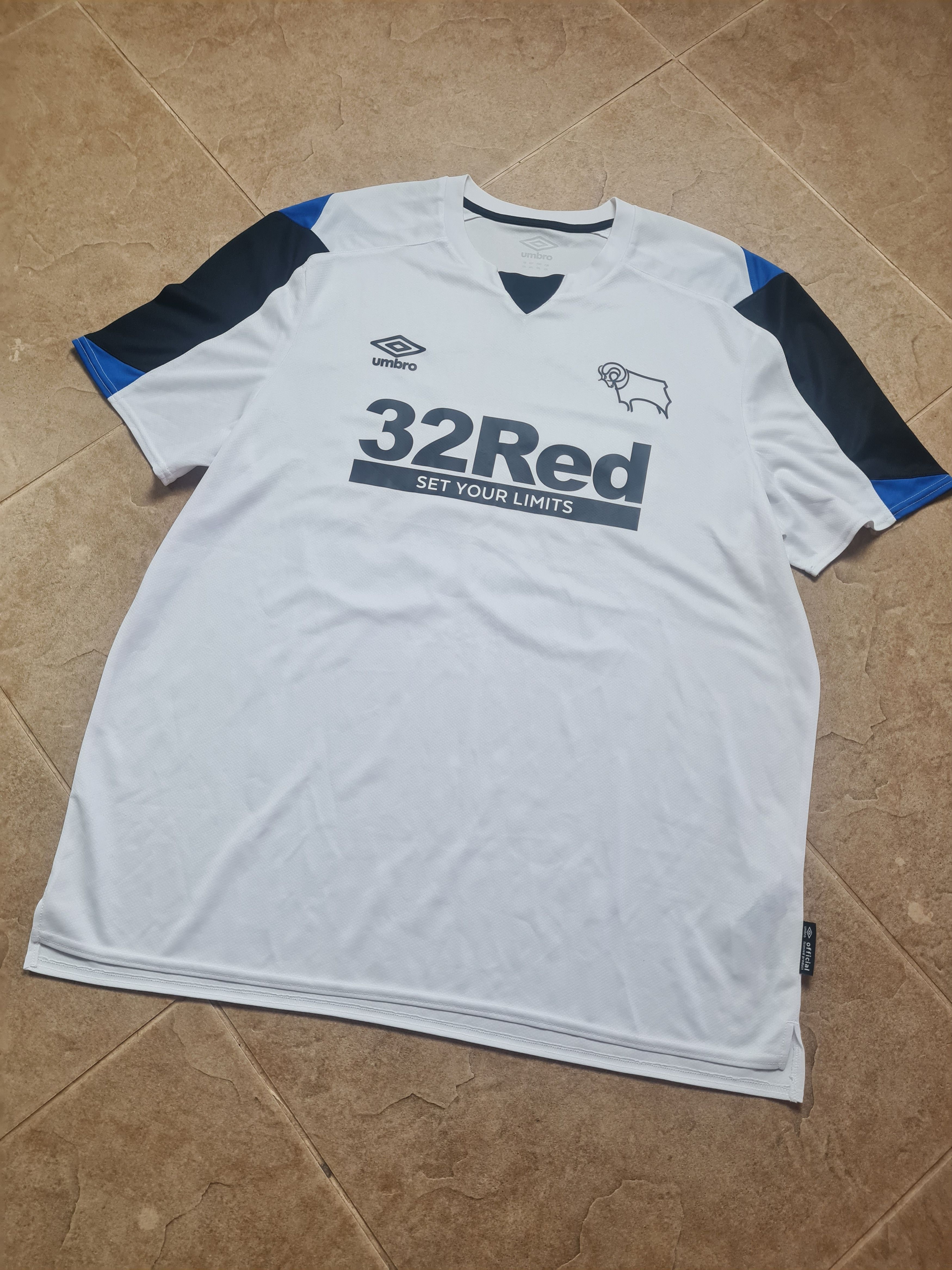Umbro Soccer Jersey Derby County Football Shirt Umbro #50 Simon Size US XXL / EU 58 / 5 - 4 Thumbnail