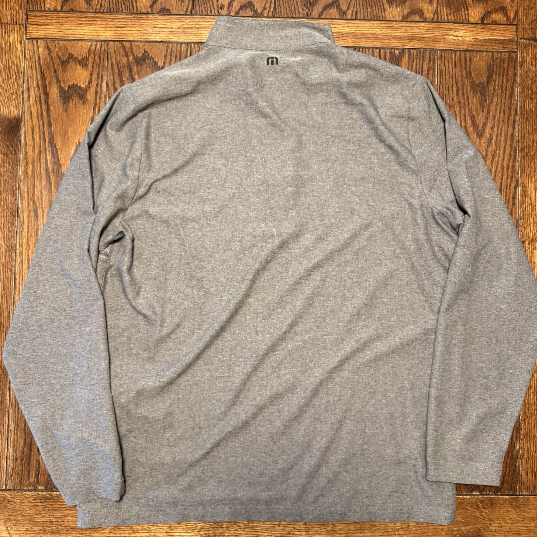 TravisMathew Travis Mathew Sweatshirt Mens XXL Black 1/4 Zip Performance Golf Logo Stretch Shirt Long Sleeve Casual Pullover Men Mens Size US XXL / EU 58 / 5 - 5 Thumbnail