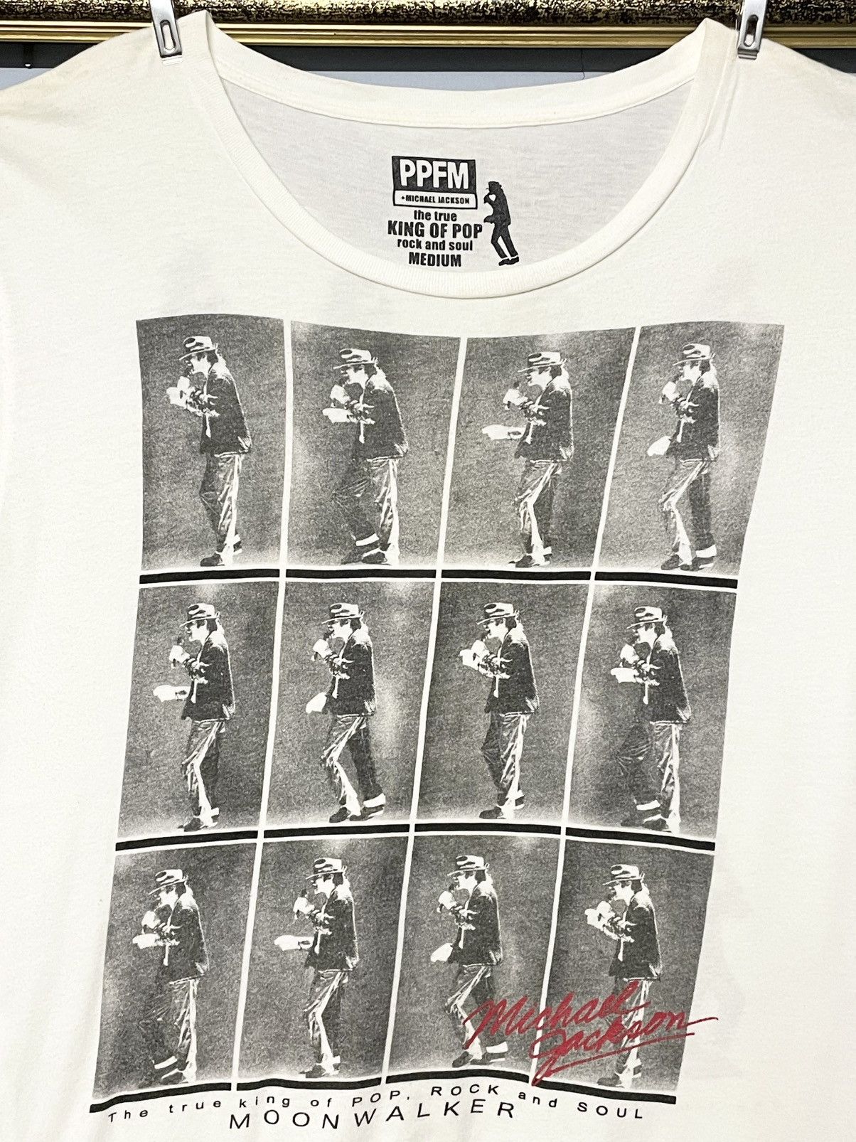 PPFM Vintage Designer PPFM x Michael Jackson King Of Pop Tshirt Size US S / EU 44-46 / 1 - 3 Thumbnail