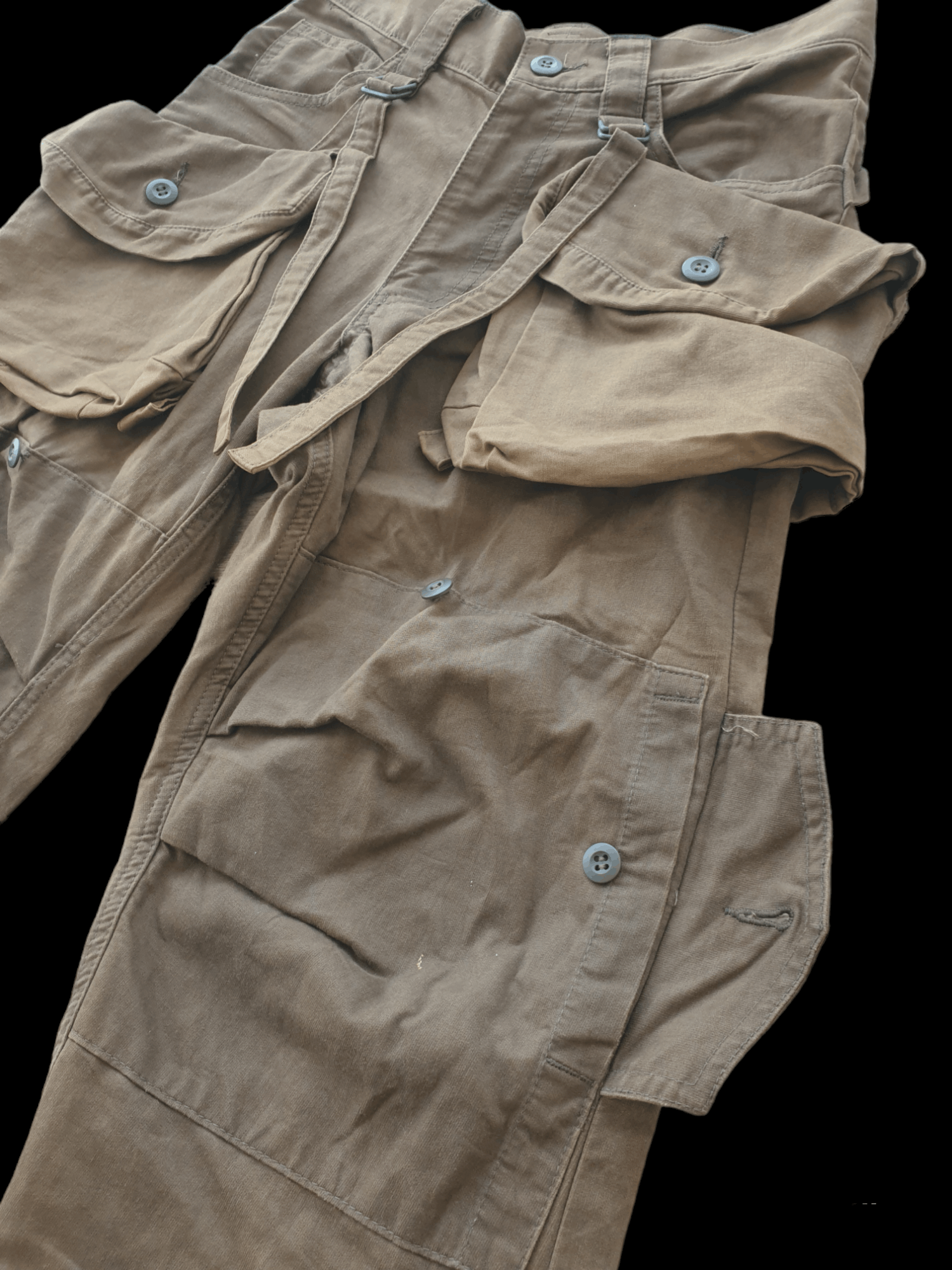 Final Home × Issey Miyake × Japanese Brand Vintage FINAL HOME Bondage Double Pocket Pants Size US 31 - 10 Thumbnail